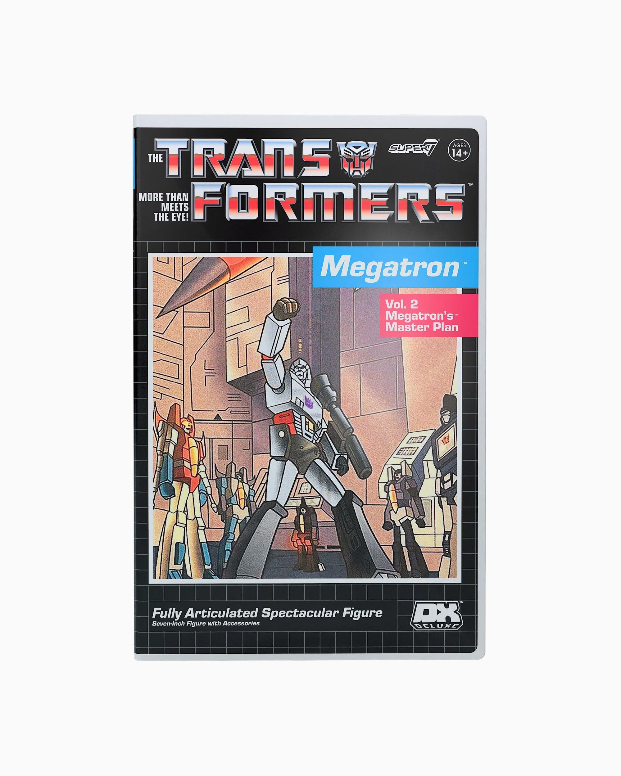 Art Toys Super7 Transformers Deluxe Megatron (VHS) - S7TDLXMGTVHS