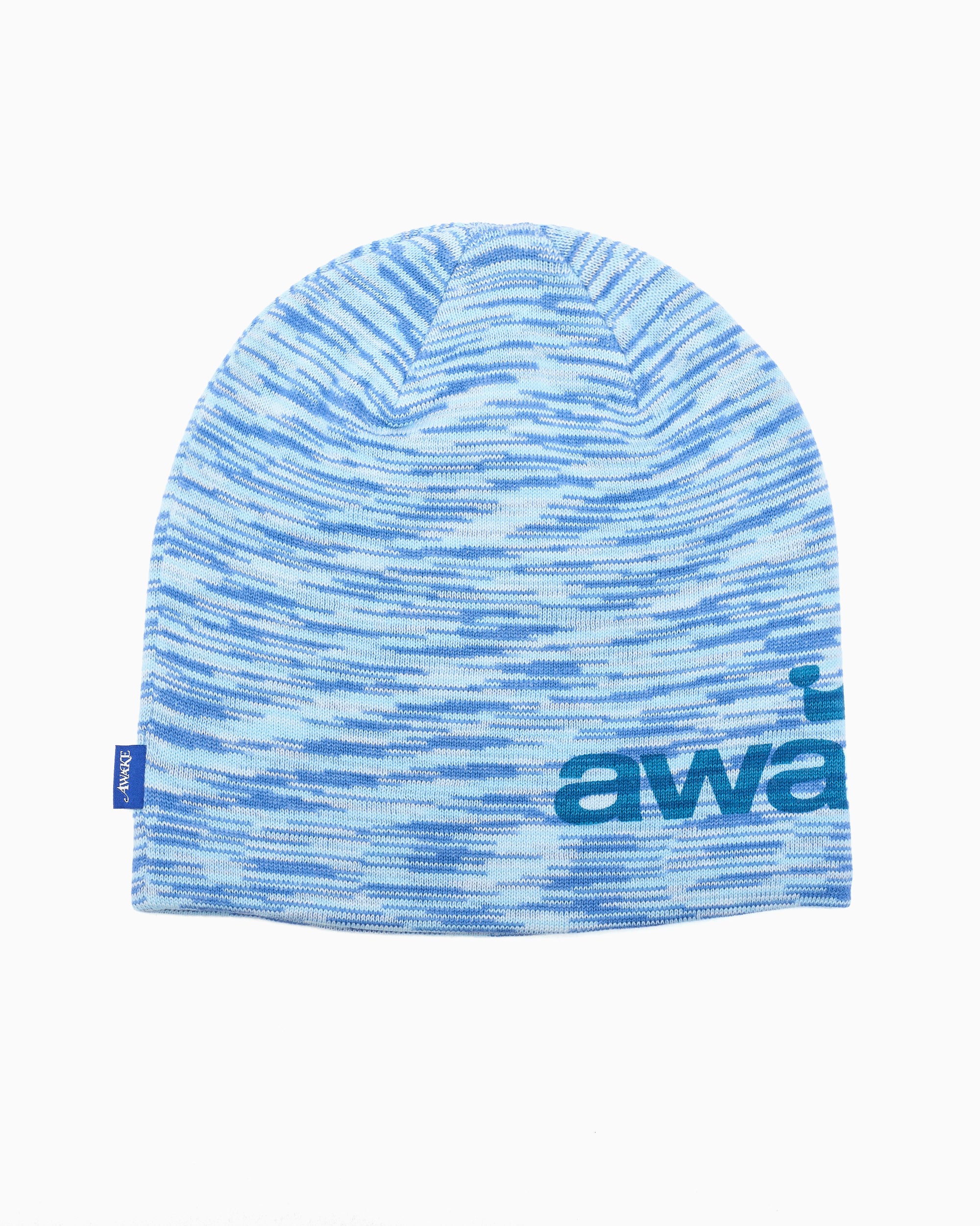 Beanies & Hats Awake NY Gradient Crown Logo Skully Unisex Beanie - AWK-FW25-HT003-BLU