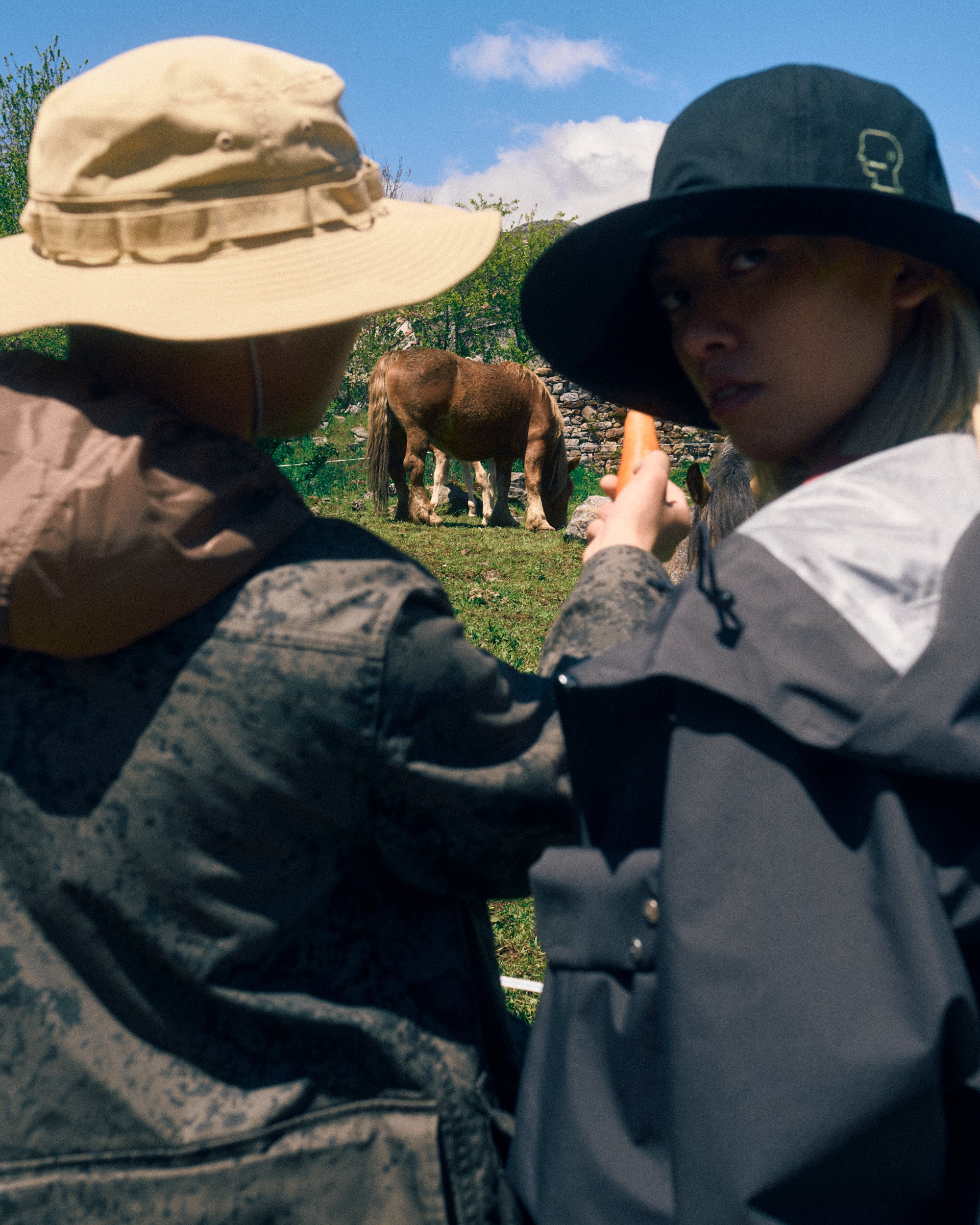 Beanies & Hats Brain Dead Fishing Unisex Bucket Hat - S25H020042-BLK