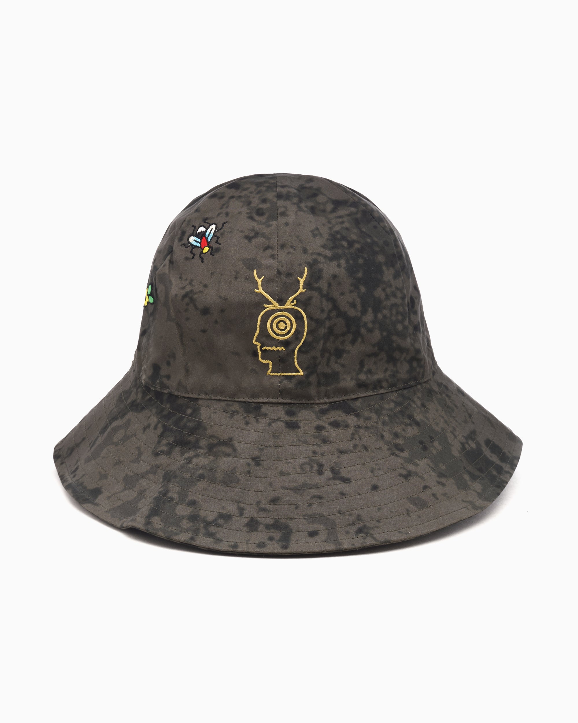 Beanies & Hats Brain Dead x South2 West8 Unisex Fishing Bucket Hat Unisex Beanie - BDP24H020040-GRY