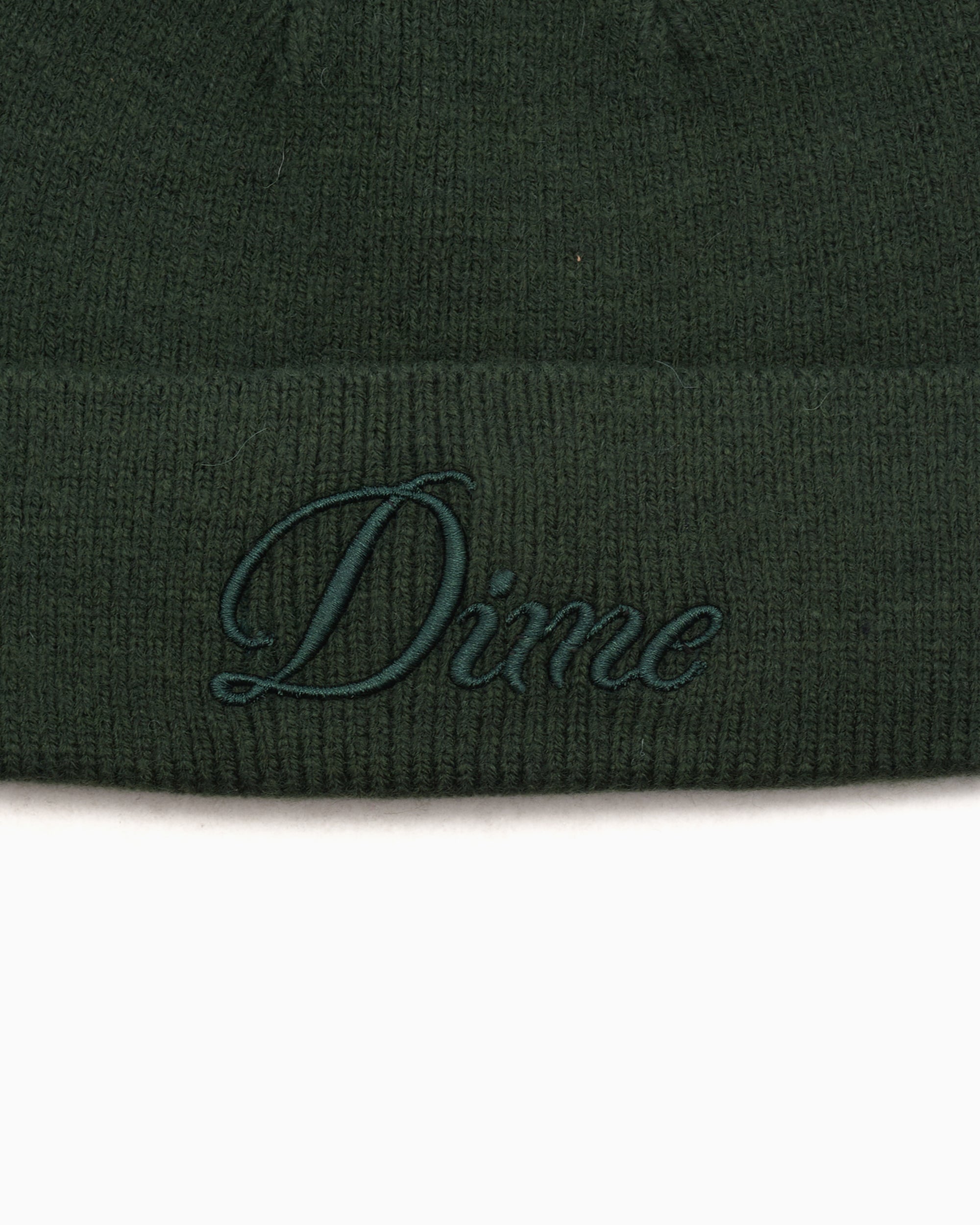Beanies & Hats Dime MTL Cursive Unisex Wool Fold Beanie Unisex Beanie - DIMEHO2428FOR