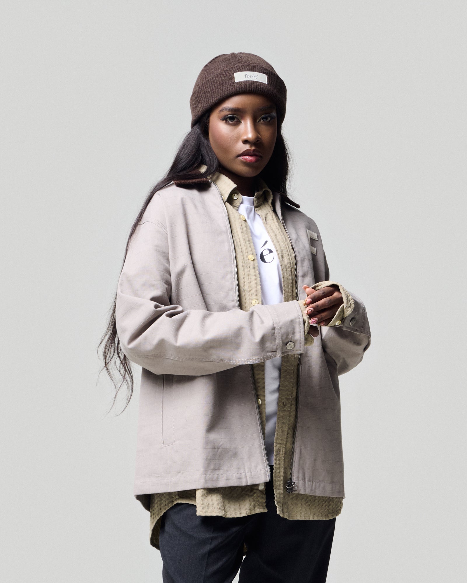 Beanies & Hats Forét Relax Unisex Rib Beanie Unisex Beanie - F4266-COLDBROWN