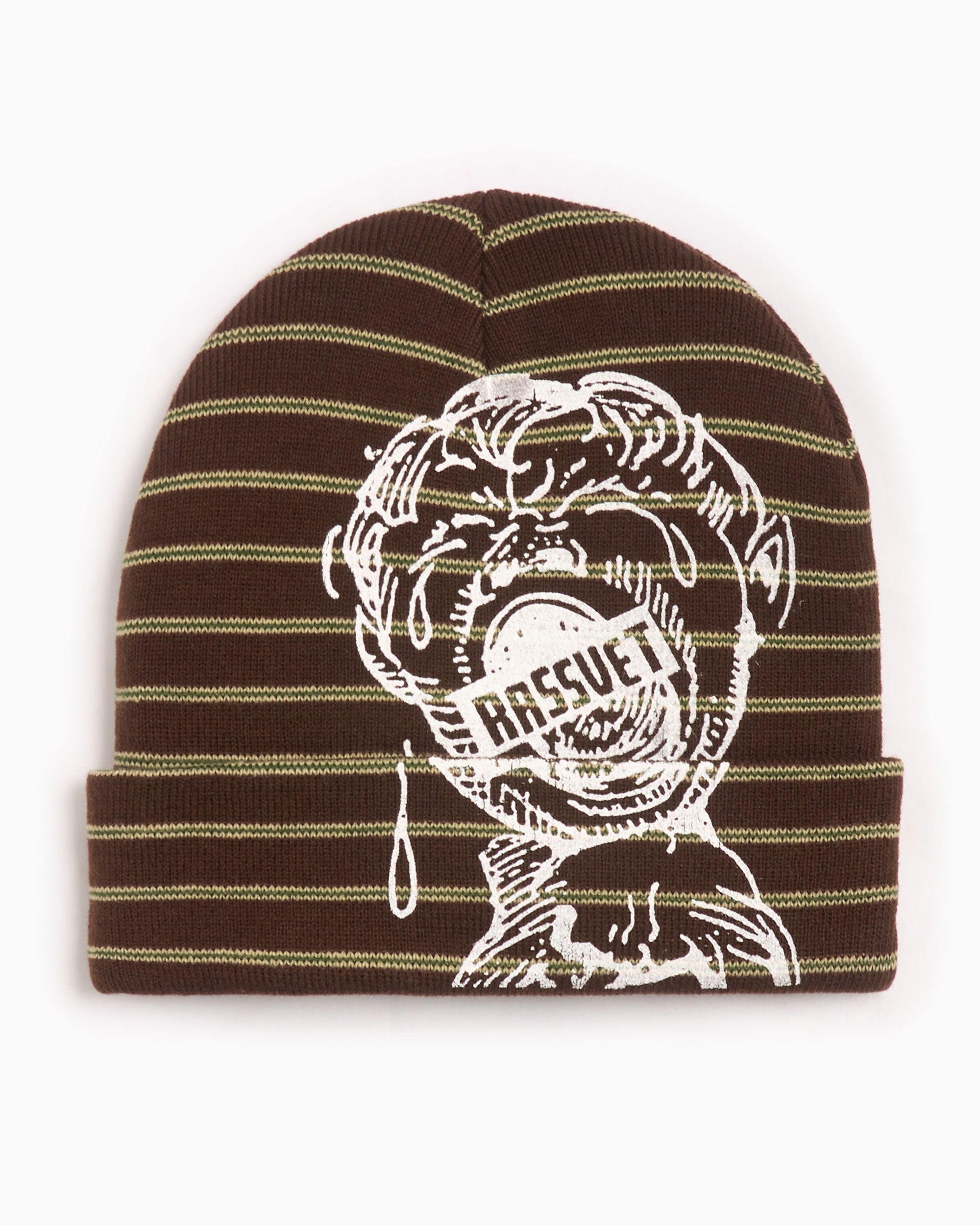 Beanies & Hats Rassvet Tears Unisex Striped Knit Beanie Unisex Beanie - PACC15K004-1