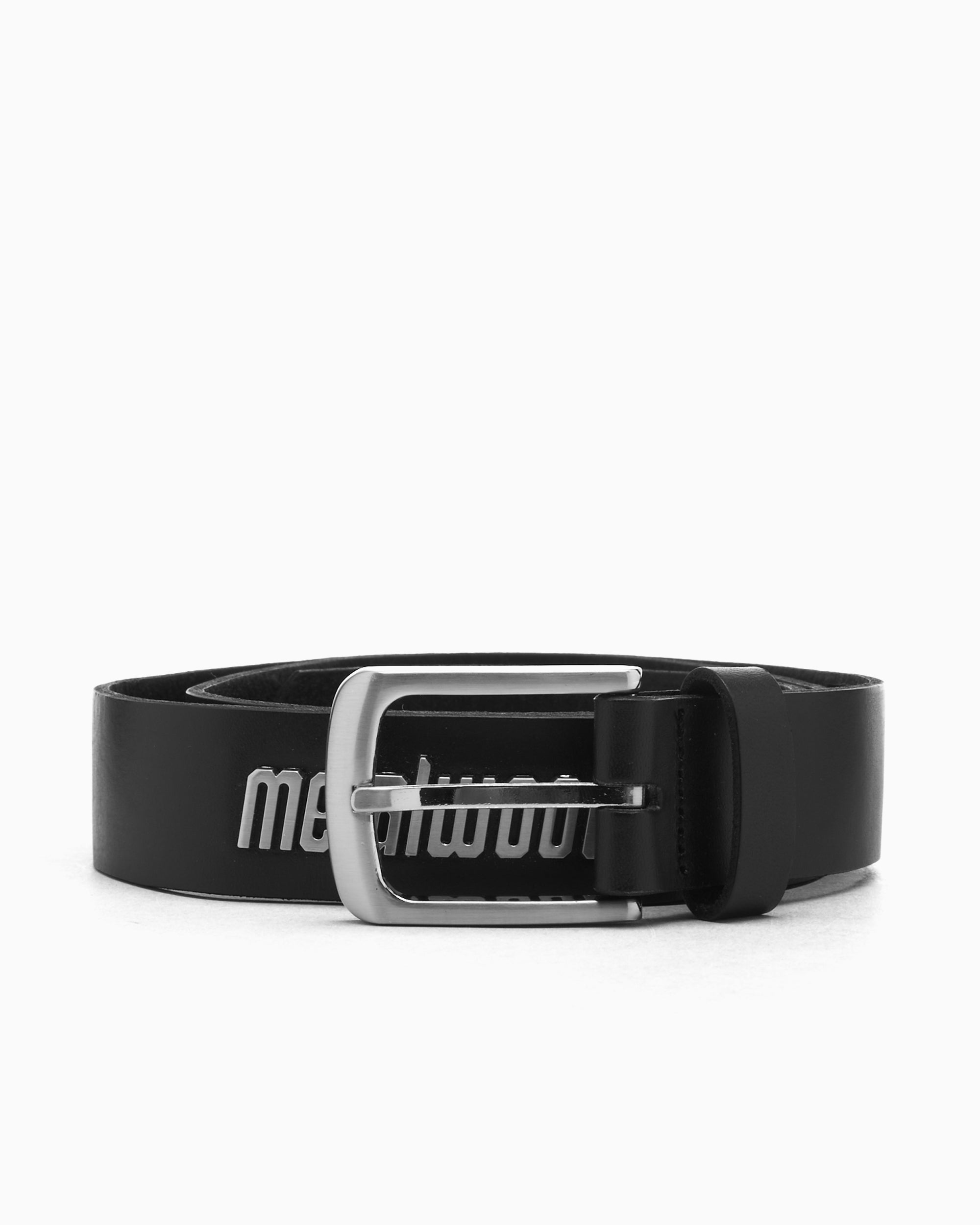 Belts Metalwood Logo Unisex Belt - MWS25-09-01-BLK
