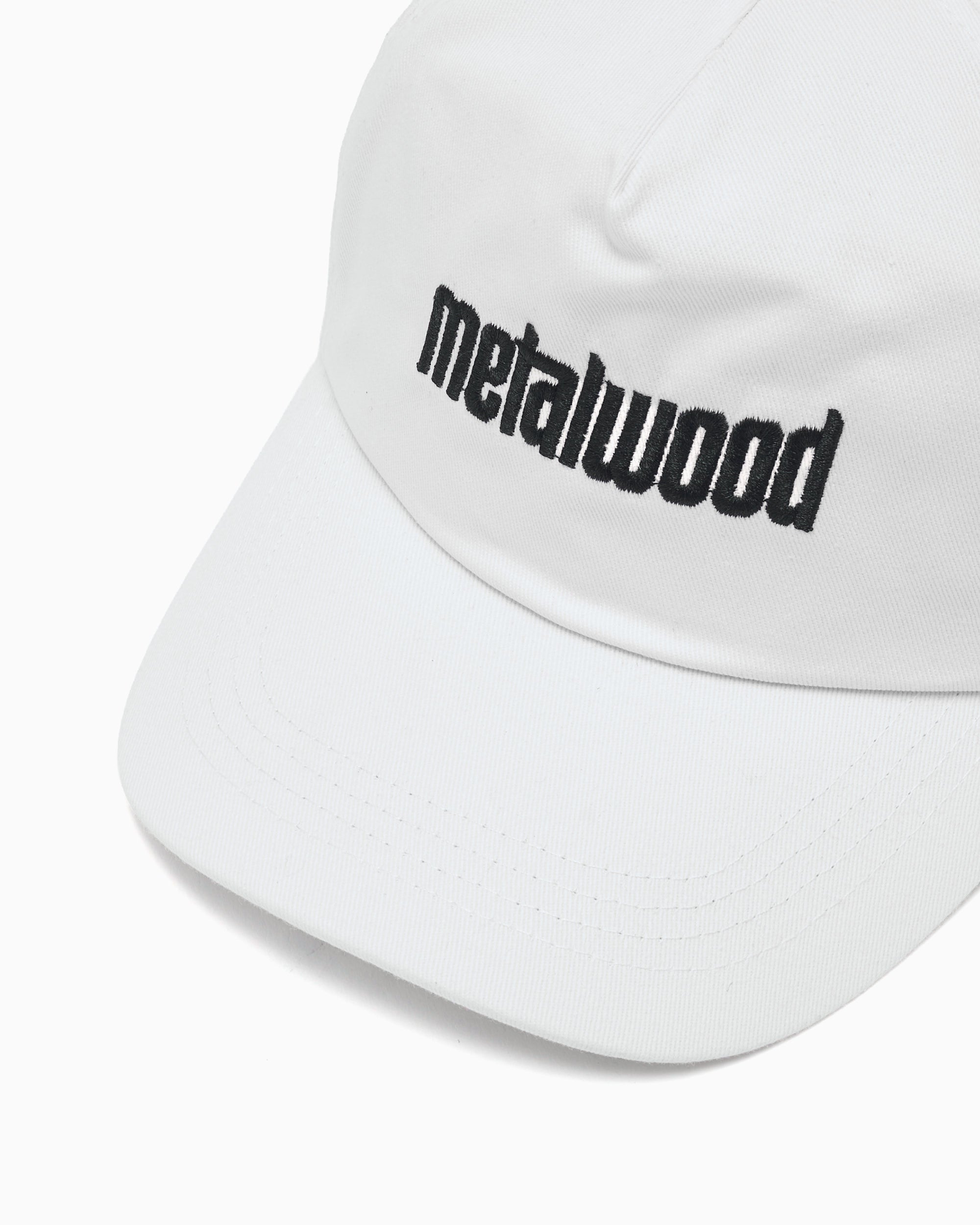 Caps Metalwood Studio Metal Logo Unisex Cap - MWS25-01-10-WHT