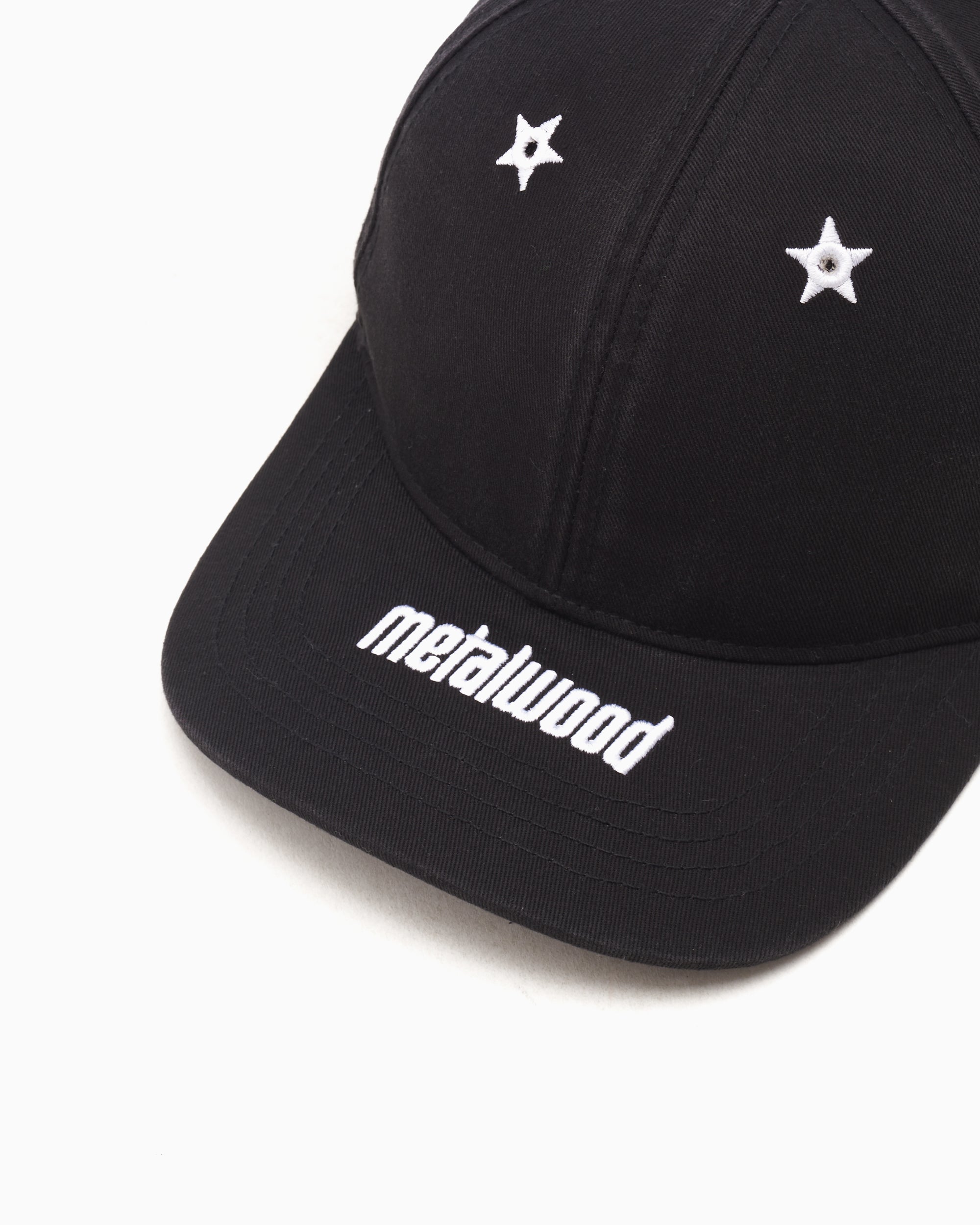 Caps Metalwood Studio Starshot 6-Panel Unisex Baseball Cap Unisex Cap - MWS24-01-102-BLK