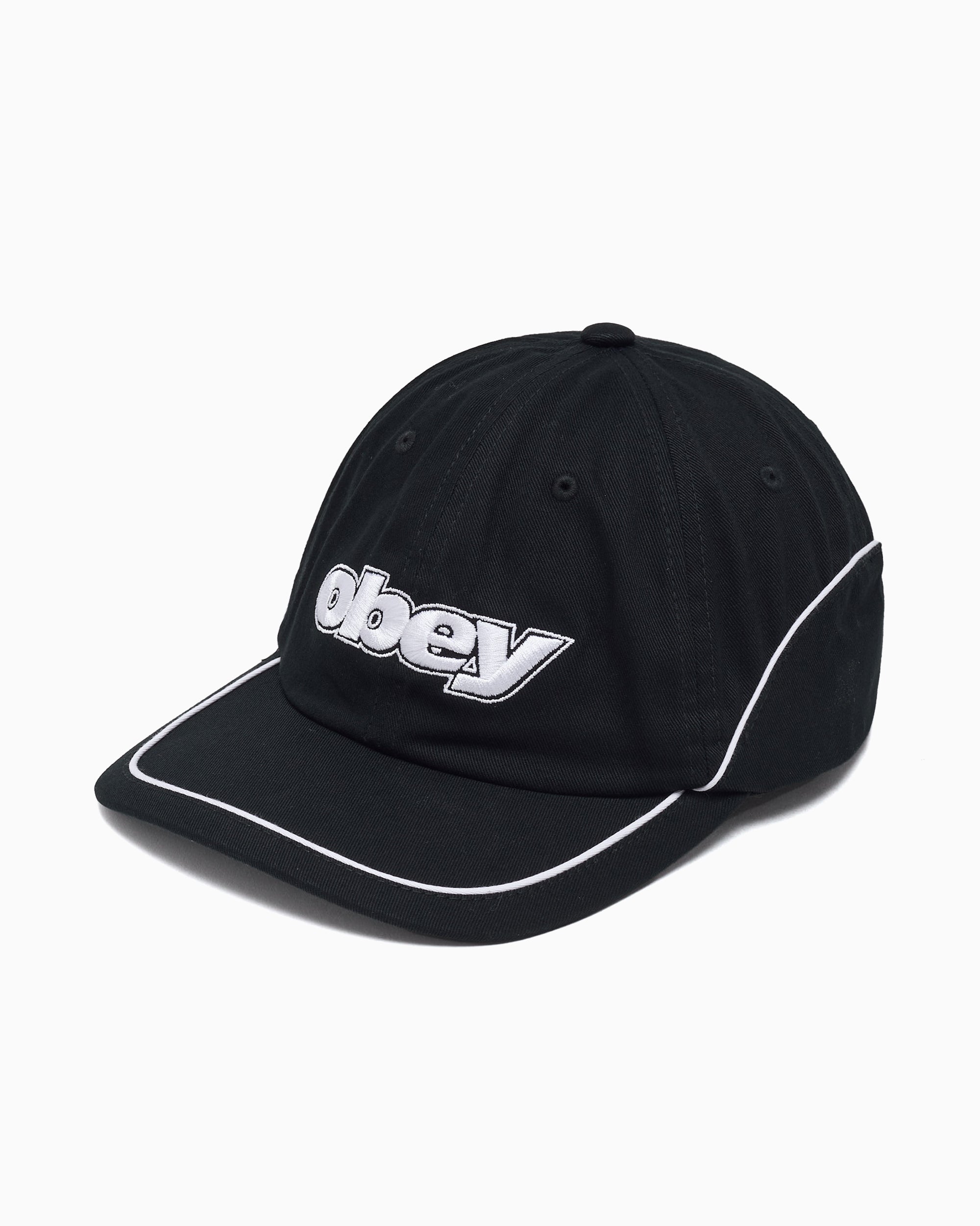 Caps OBEY Clothing Rewind 6 PNL Unisex Cap - 100580430-BLK