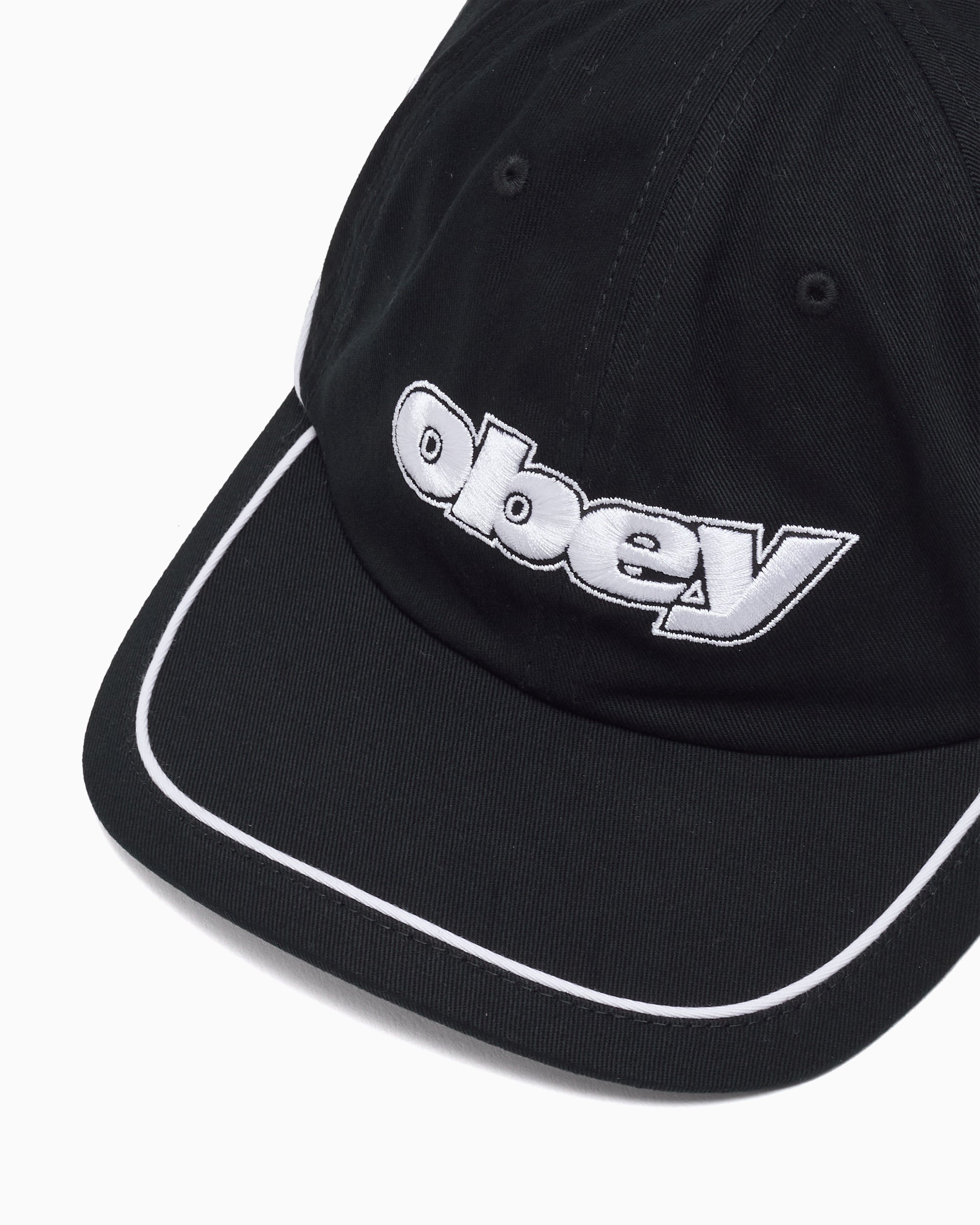 Caps OBEY Clothing Rewind 6 PNL Unisex Cap - 100580430-BLK
