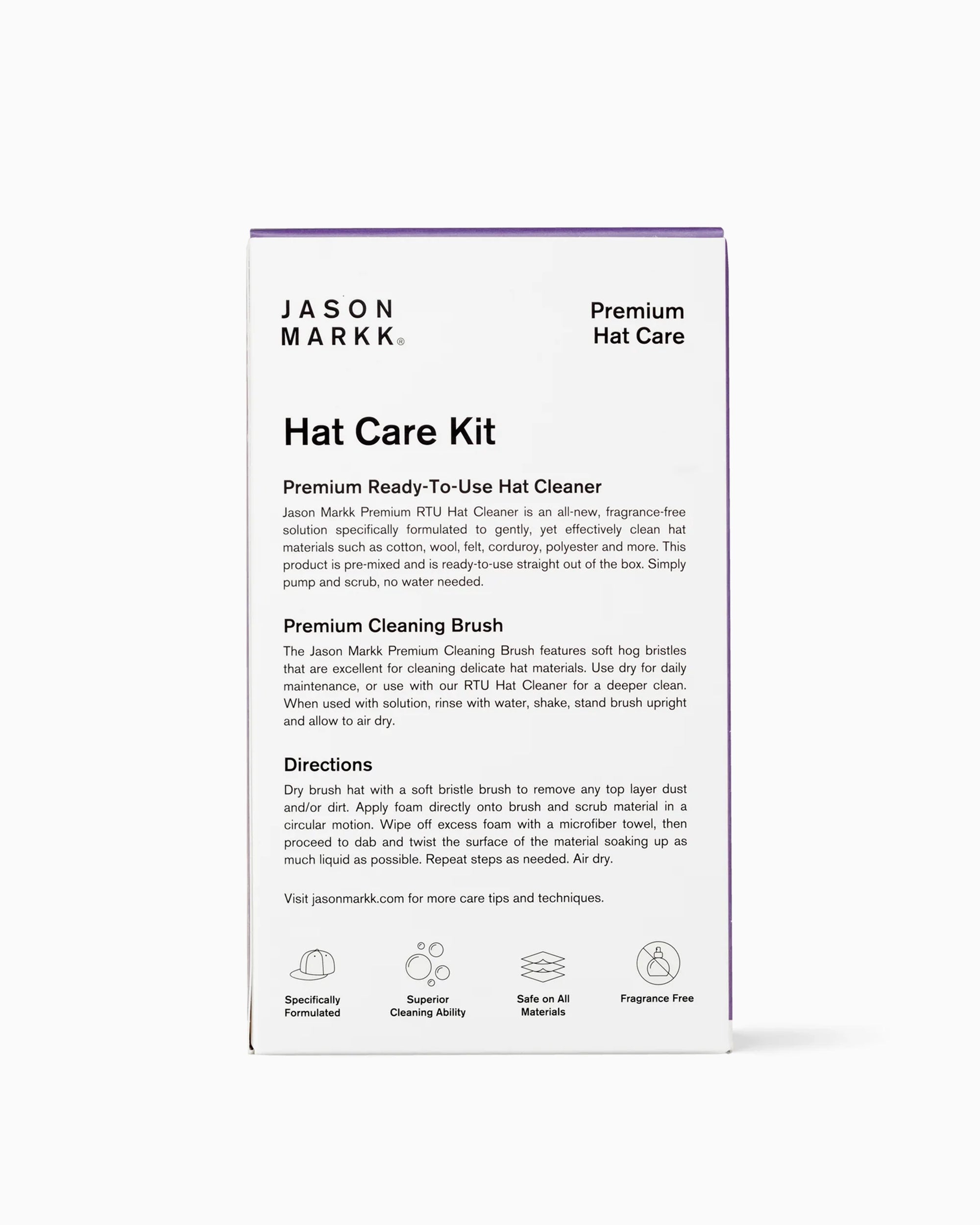 Cleaning & Care Jason Markk Hat Care Kit - JM310410