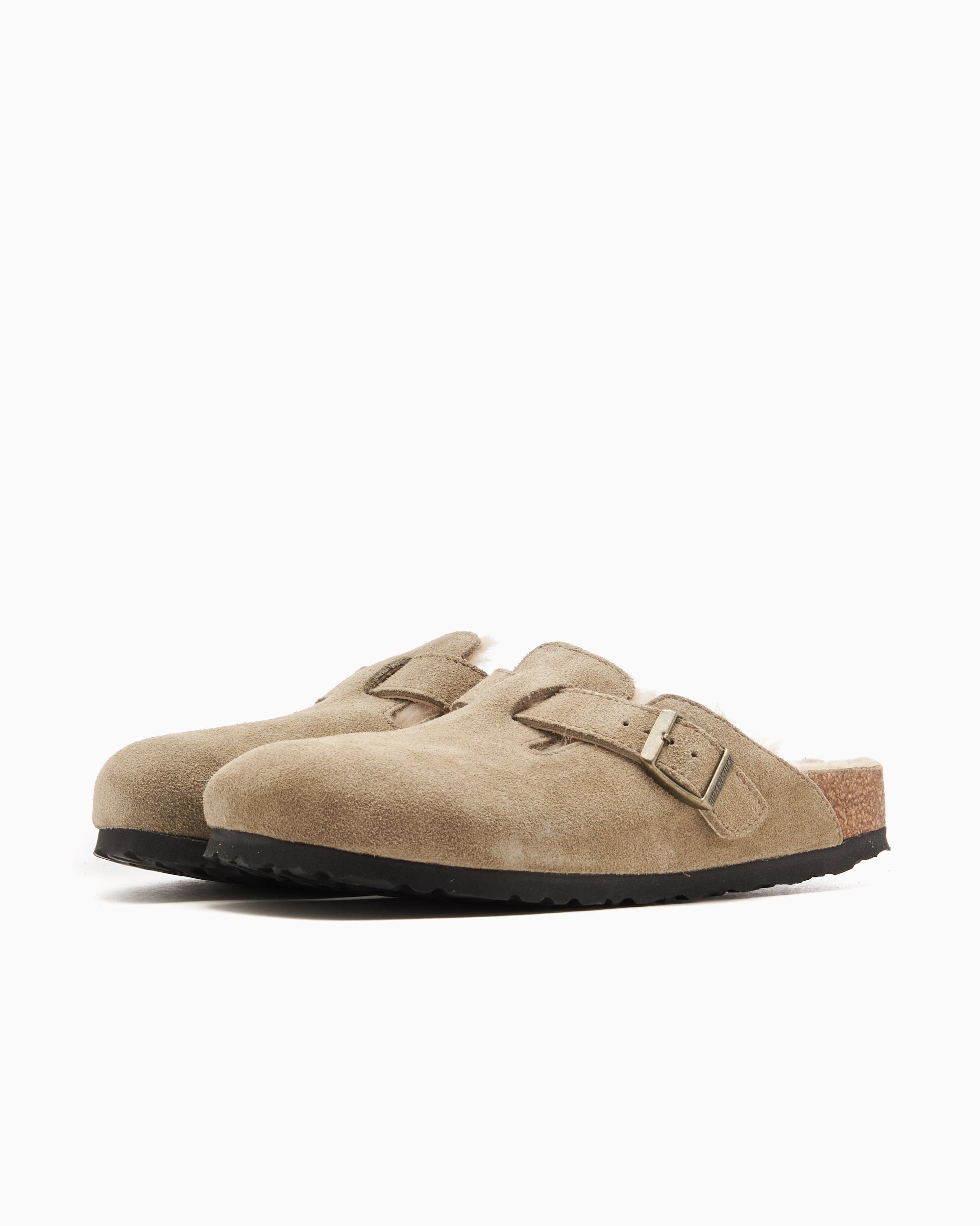 Clogs BIRKENSTOCK Boston Shearling Suede Leather Narrow - 1028299