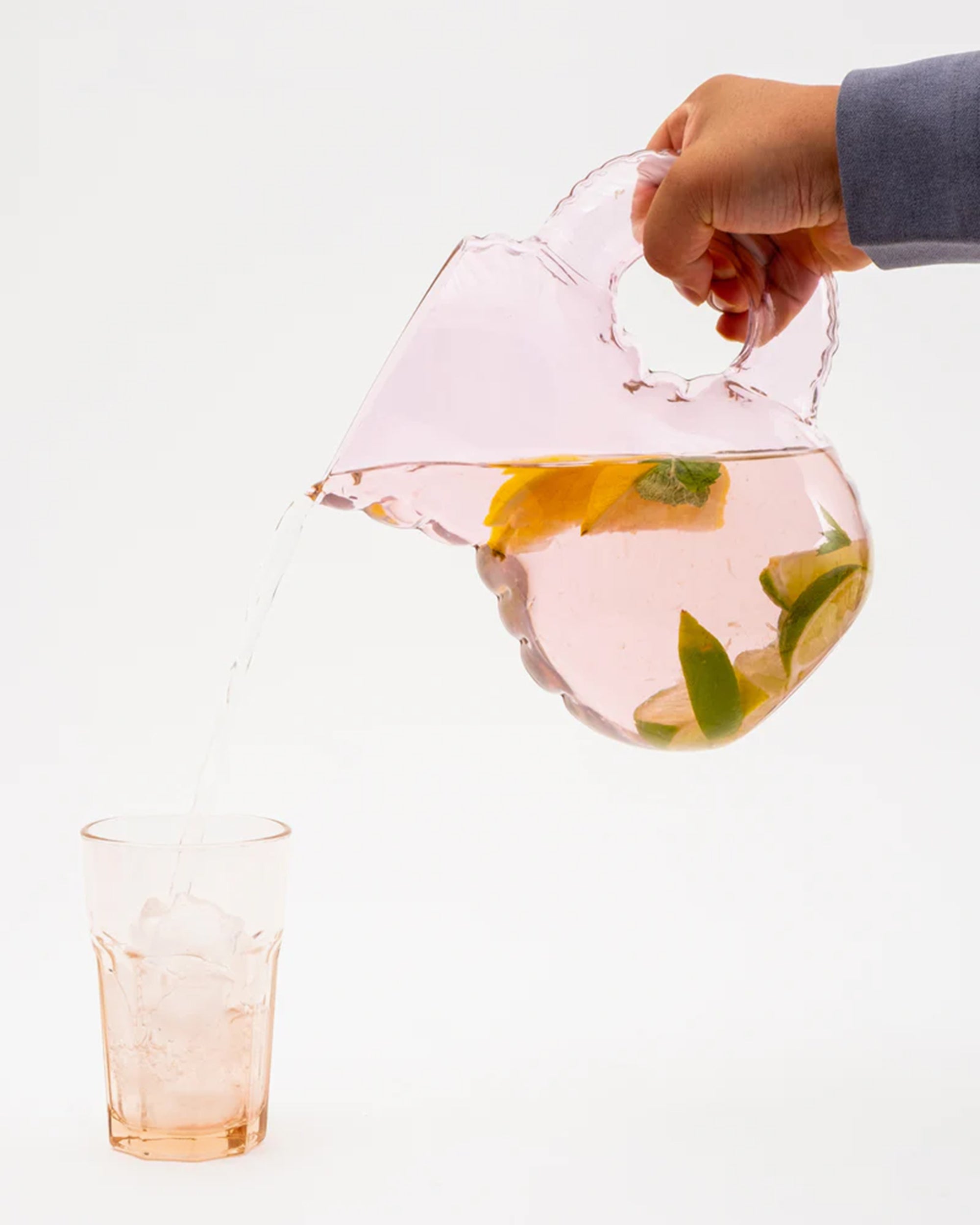 Decoration Home Studyo "Emily" Glass Jug - HSBUJ-OR-GLASS