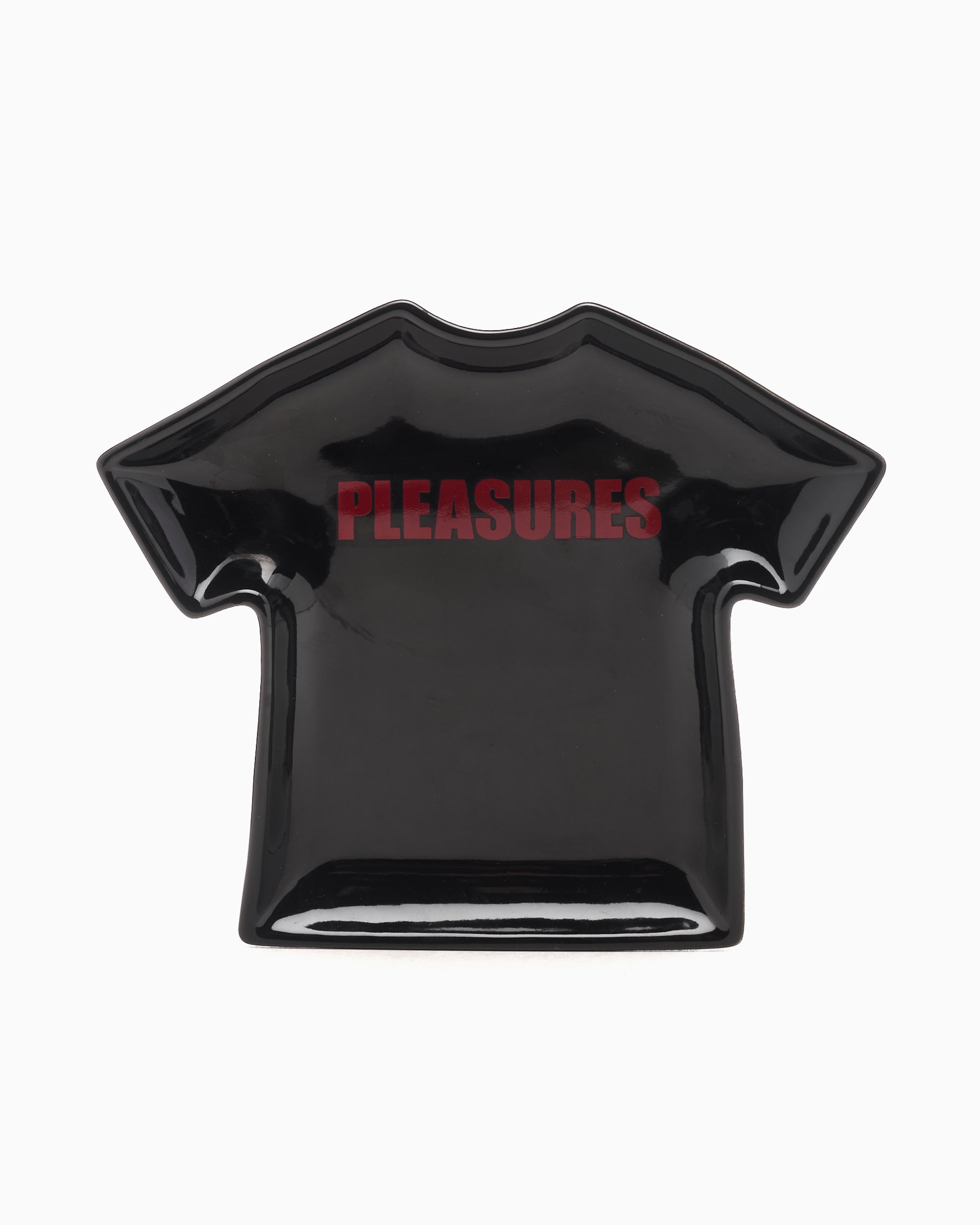 Decoration Pleasures Logo Tee Unisex Ceramic Tray - P24W059-BLACK