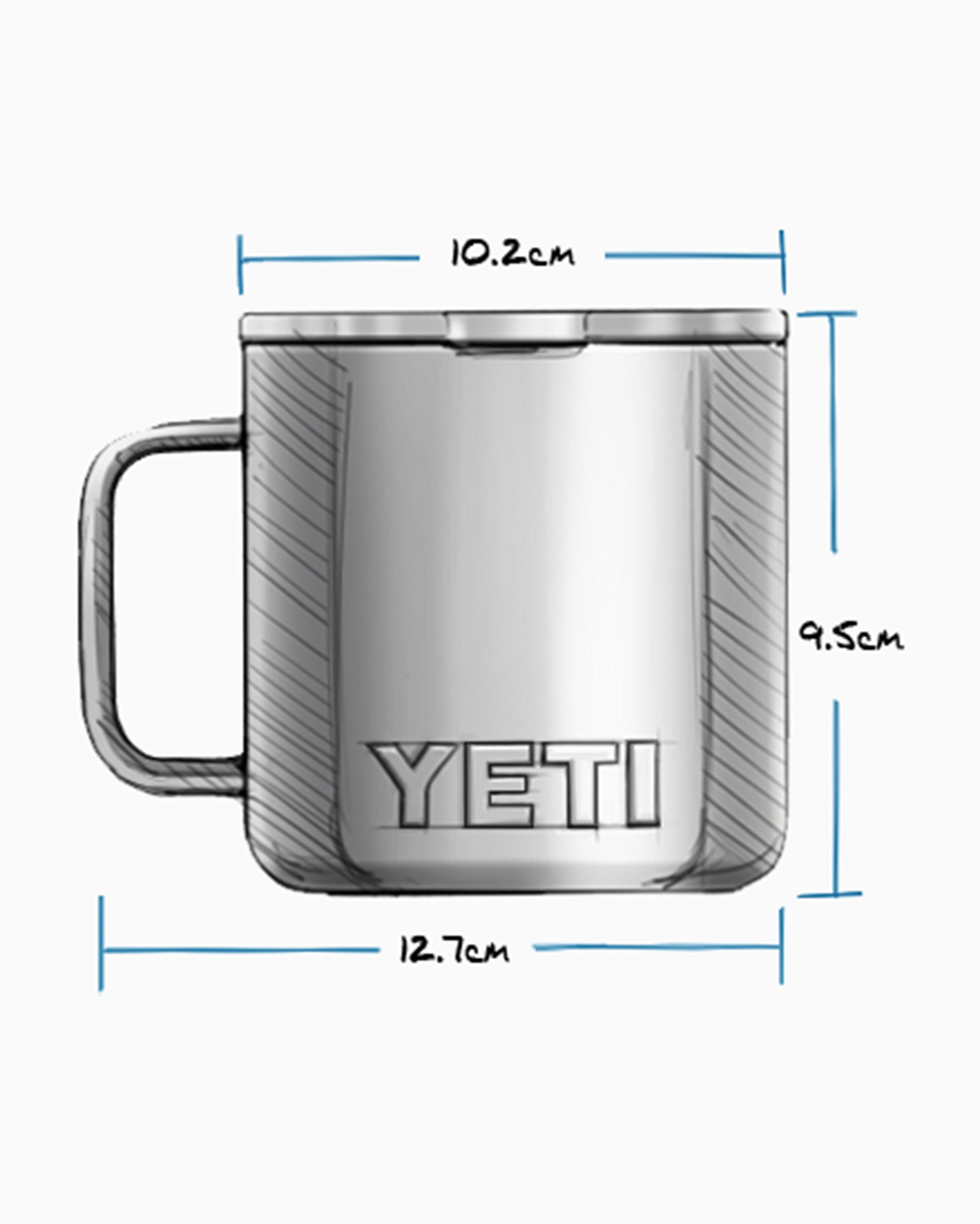 Drinkware YETI Rambler 414 ML Mug - SKU-0304-White
