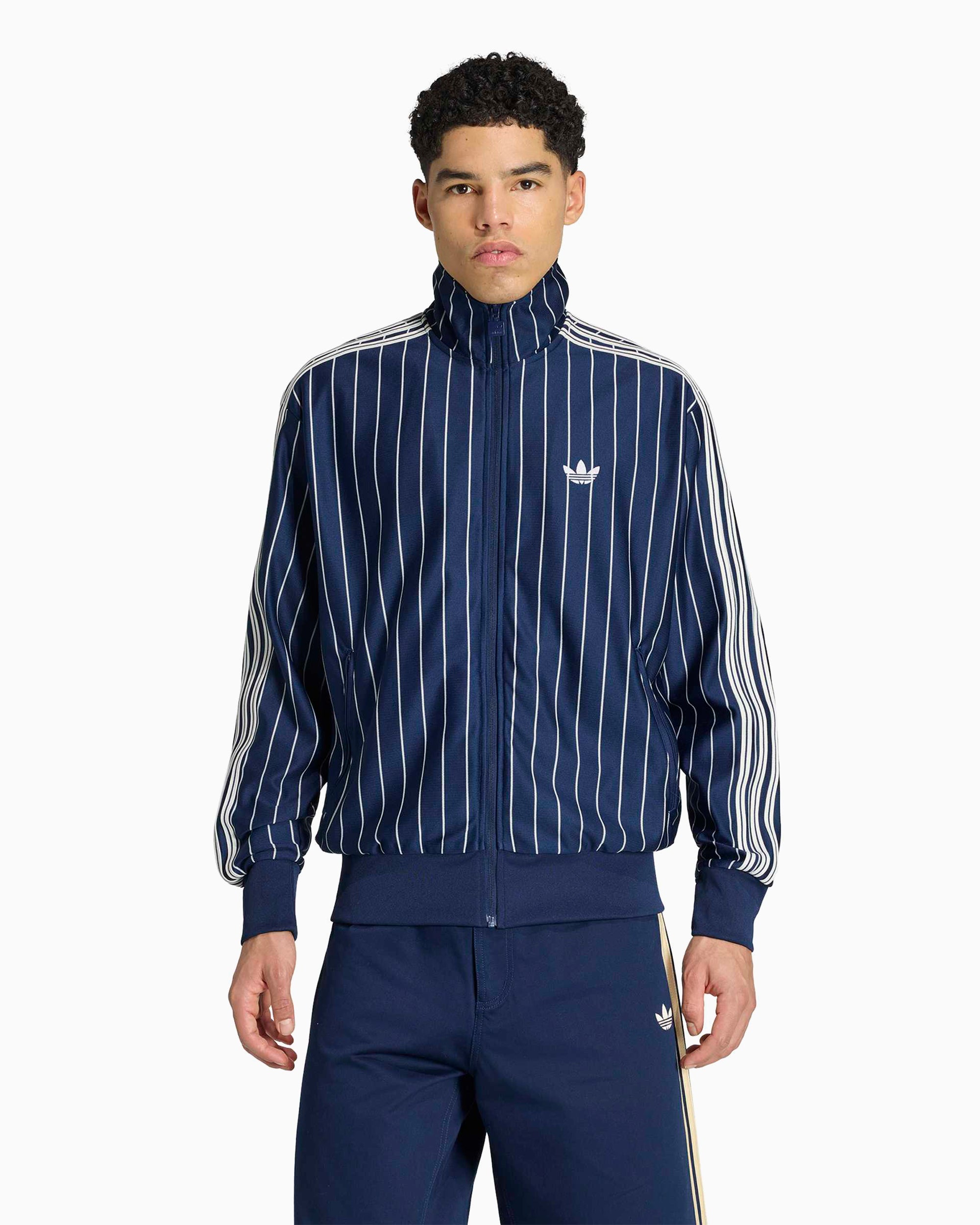 Jackets Coats adidas Originals Firebird Pinstripes Relaxed Men's Track Jacket - KR7228