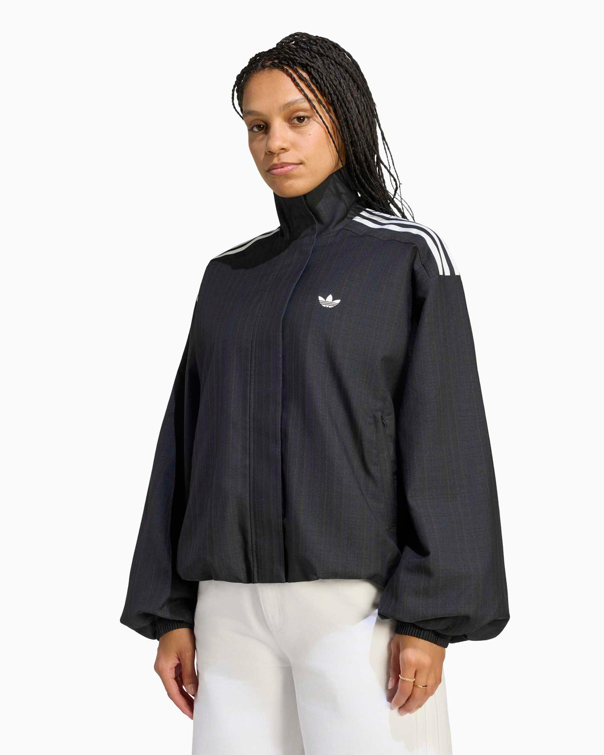 Jackets Coats adidas Originals Plaid Bubbly Relaxed Women's Light Jacket - LG4076