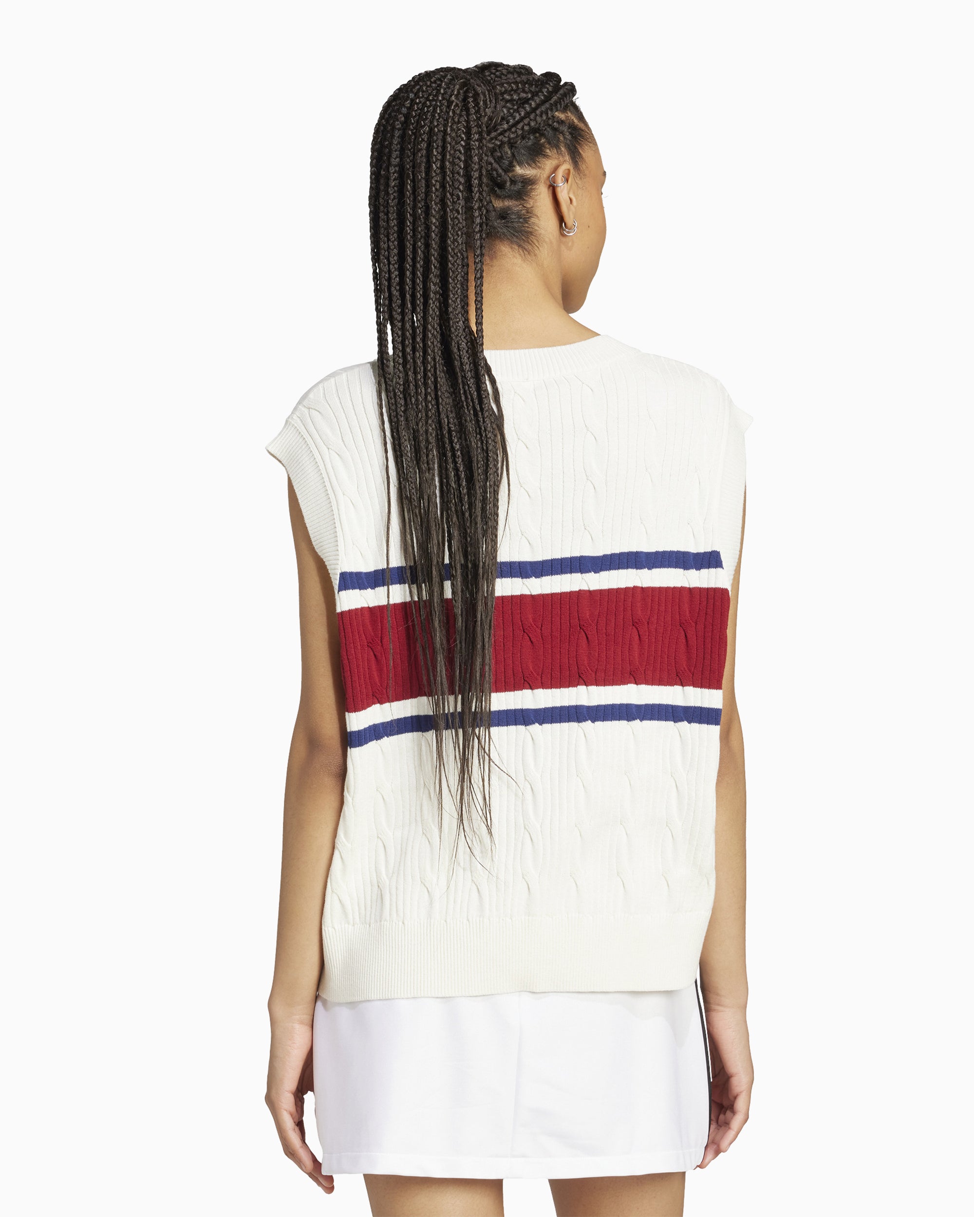 Jackets Coats Adidas Originals Retro Sports Cricket-Inspired Women's Vest Women's Vest - KA4393