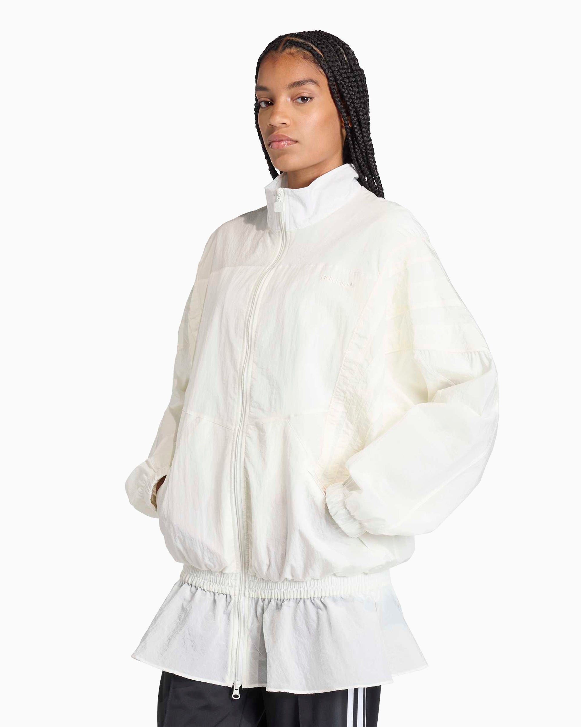 Jackets Coats adidas Originals Santiago Logo Oversize Women's Track Jacket - KC9132