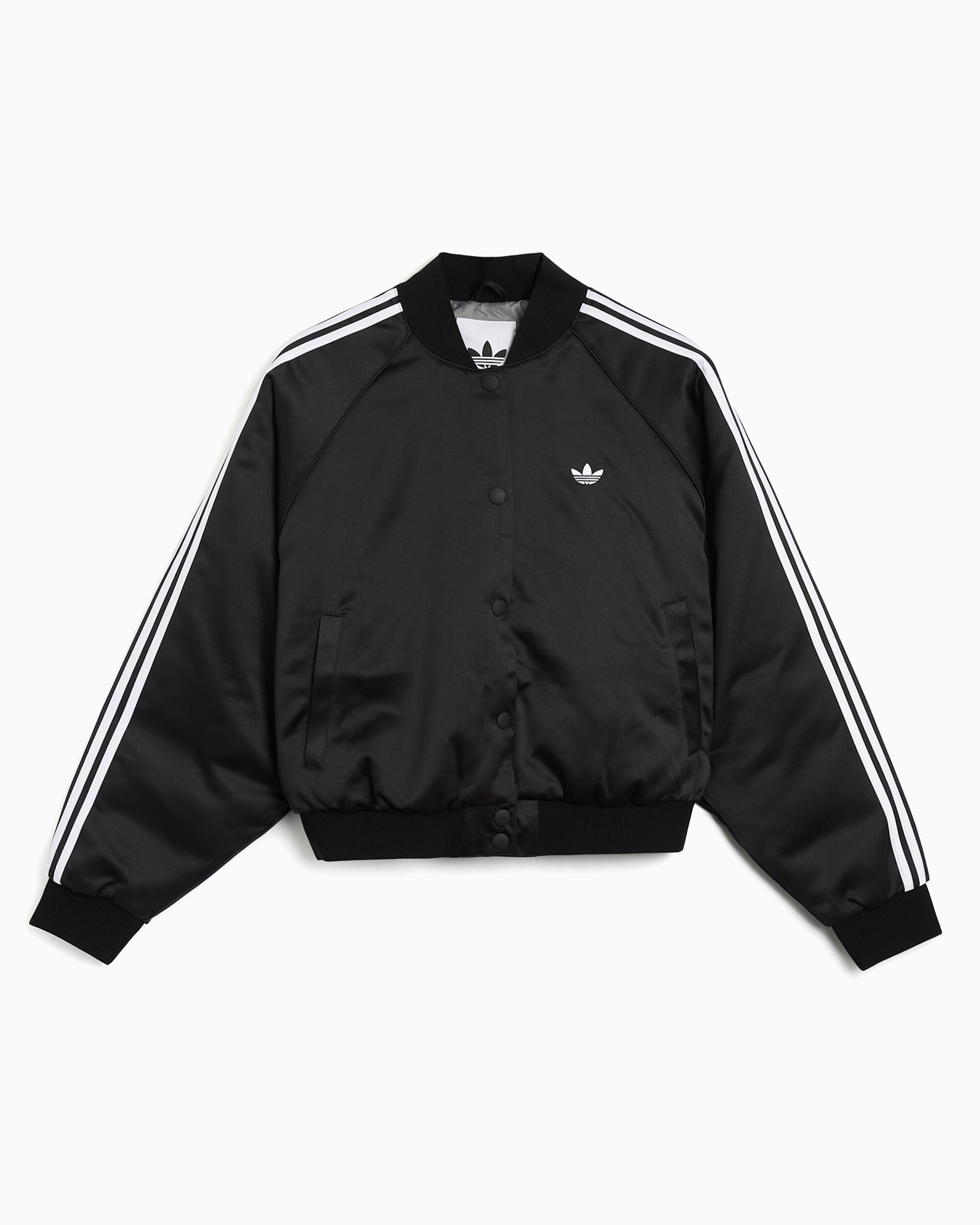 Jackets Coats adidas Originals Satin Logo Crop Women's Bomber - KT2648