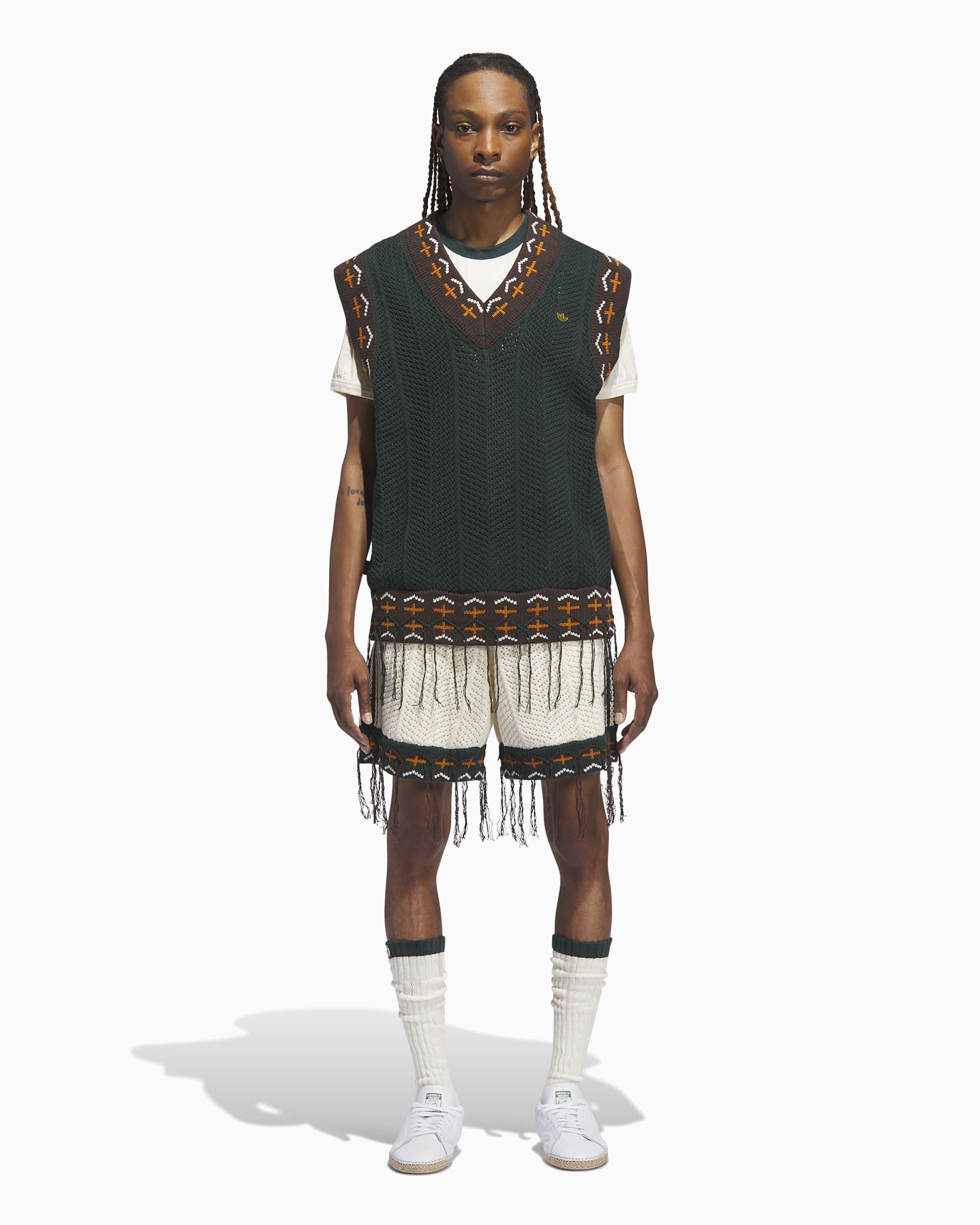 Jackets Coats adidas Originals x CLOT Crochet Unisex Vest - JP1606