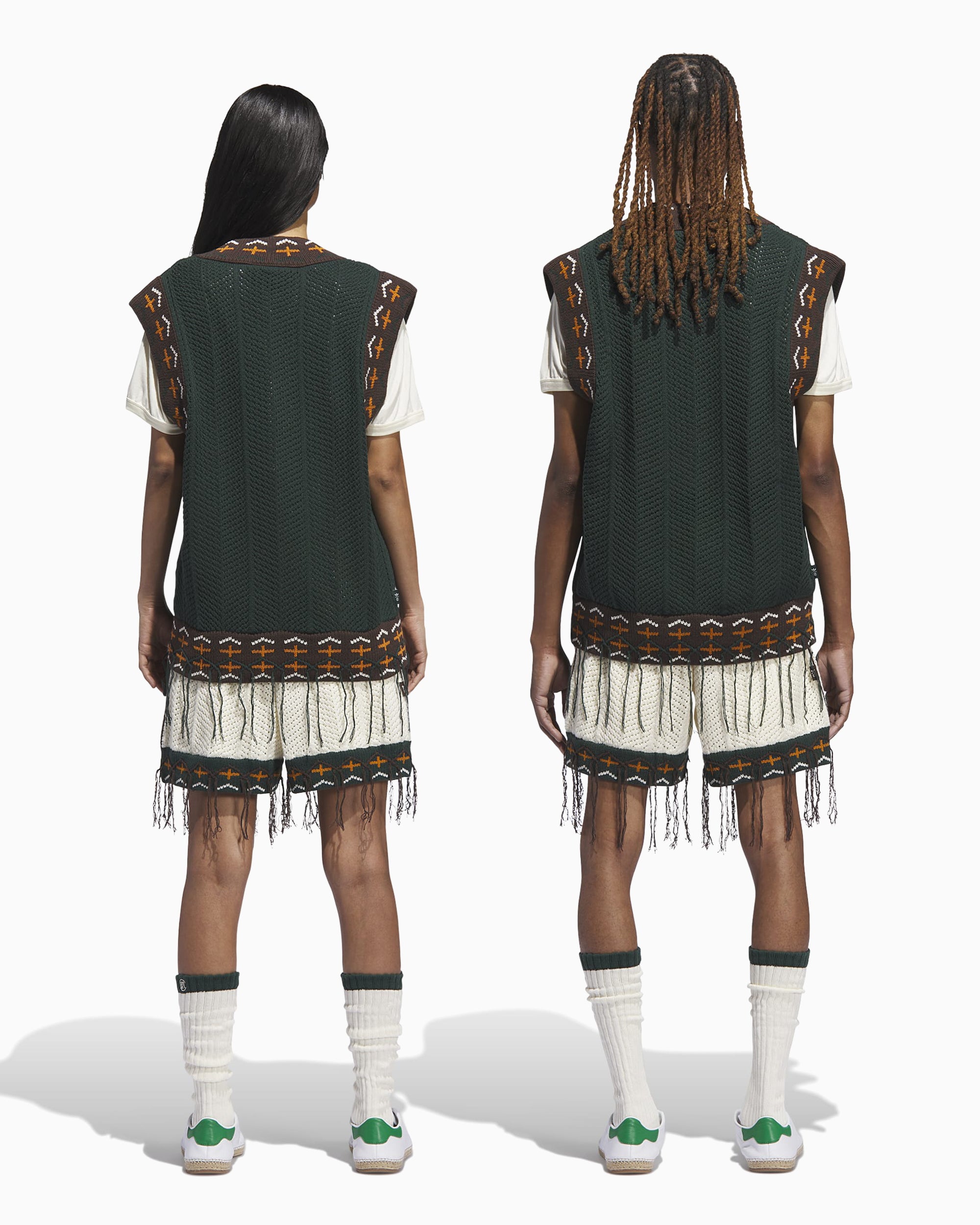 Jackets Coats adidas Originals x CLOT Crochet Unisex Vest - JP1606