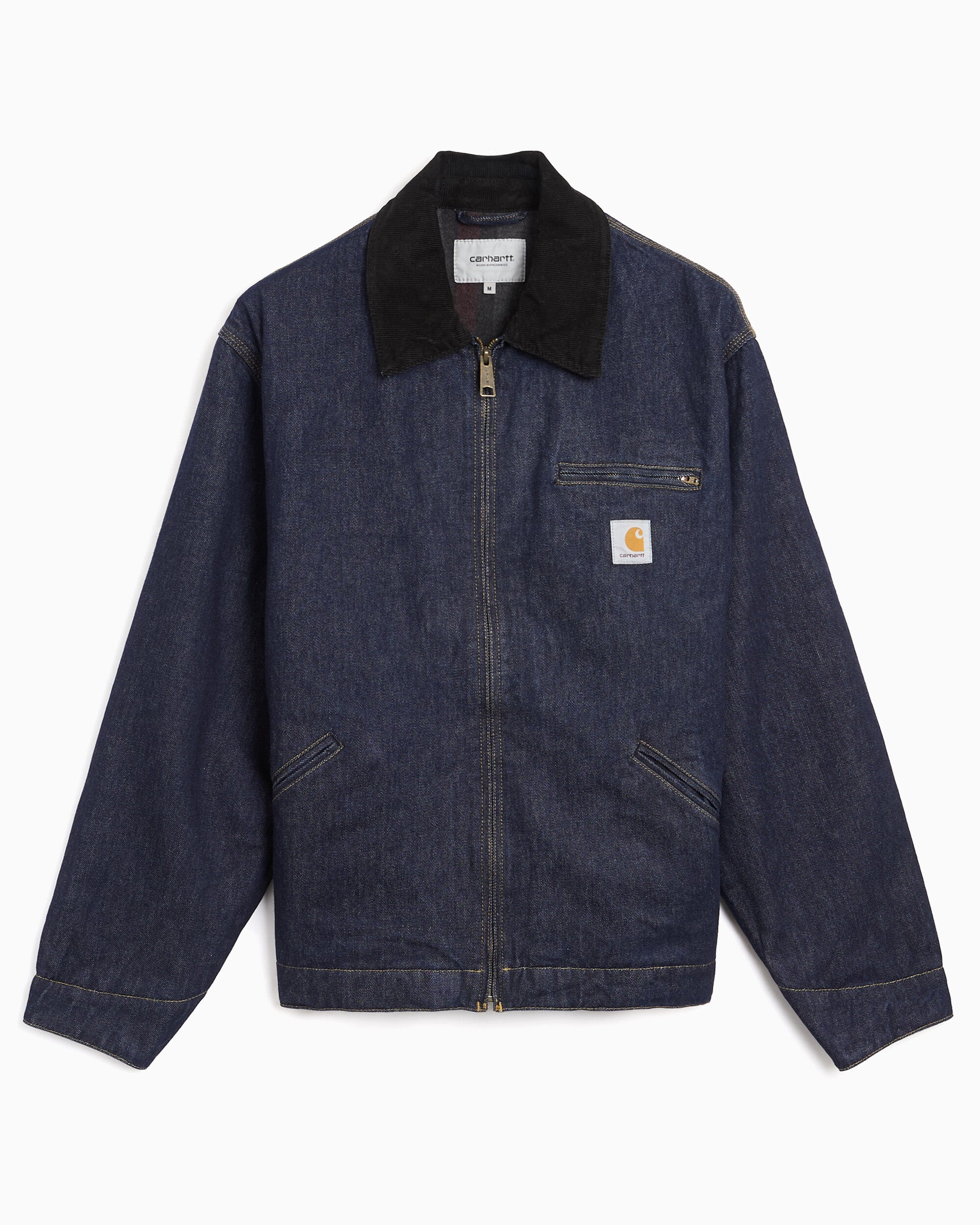 Jackets Coats Carhartt WIP OG Detroit Winter Boxy Men's Denim Jacket - I037535-B8902