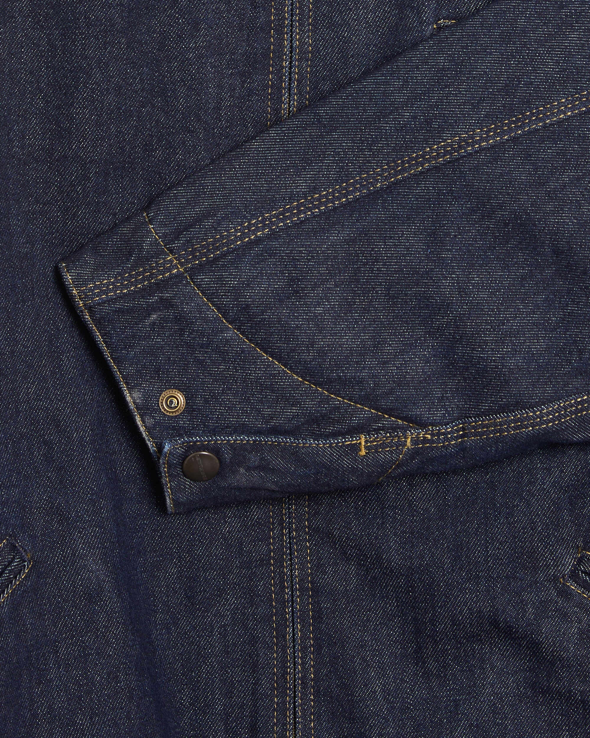 Jackets Coats Carhartt WIP OG Detroit Winter Boxy Men's Denim Jacket - I037535-B8902