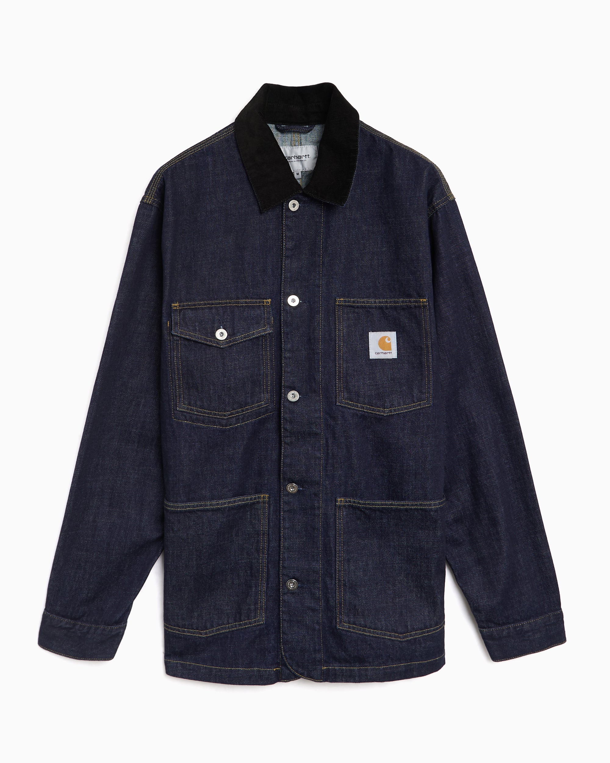 Jackets Coats Carhartt WIP Warren Chore Oversize Unisex Denim Jacket - I036592-B8902
