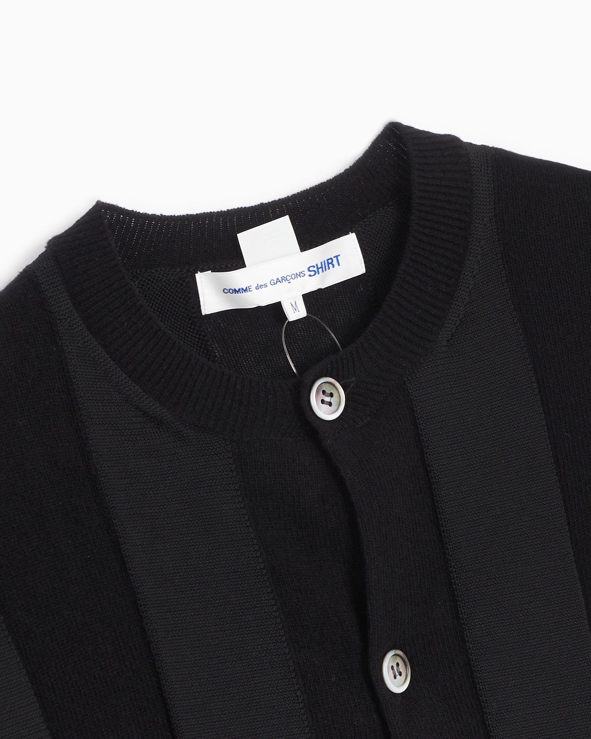 Jackets Coats Comme Des Garçons Shirt Men's Knit Cardigan Men's Jacket - FJ-N018-W22-1