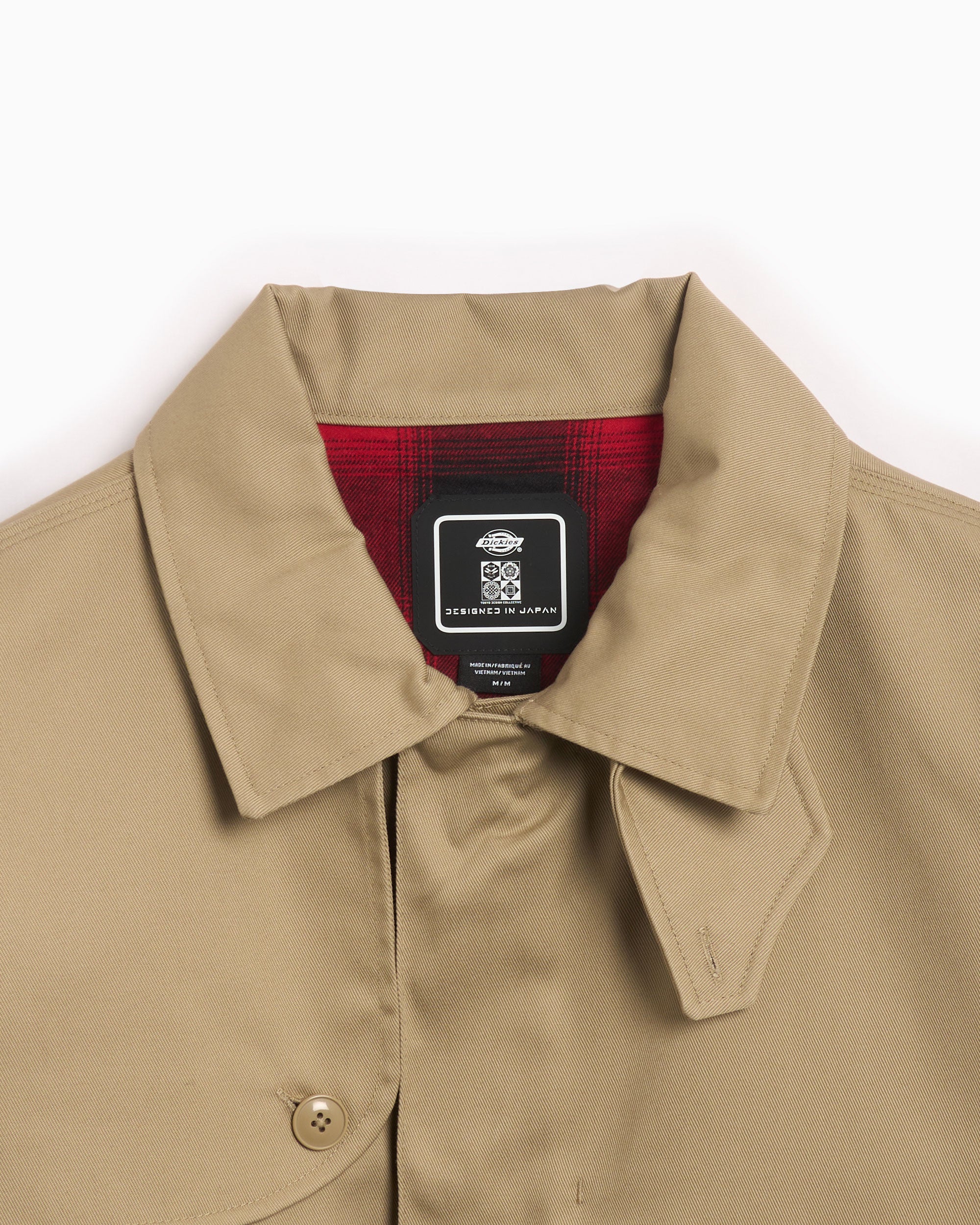 Jackets Coats Dickies x Tokyo Design Collective Men's Oversized Fit Lined Eisenhower Jacket Oversize Men's Overshirt - DK0A866R0DS1