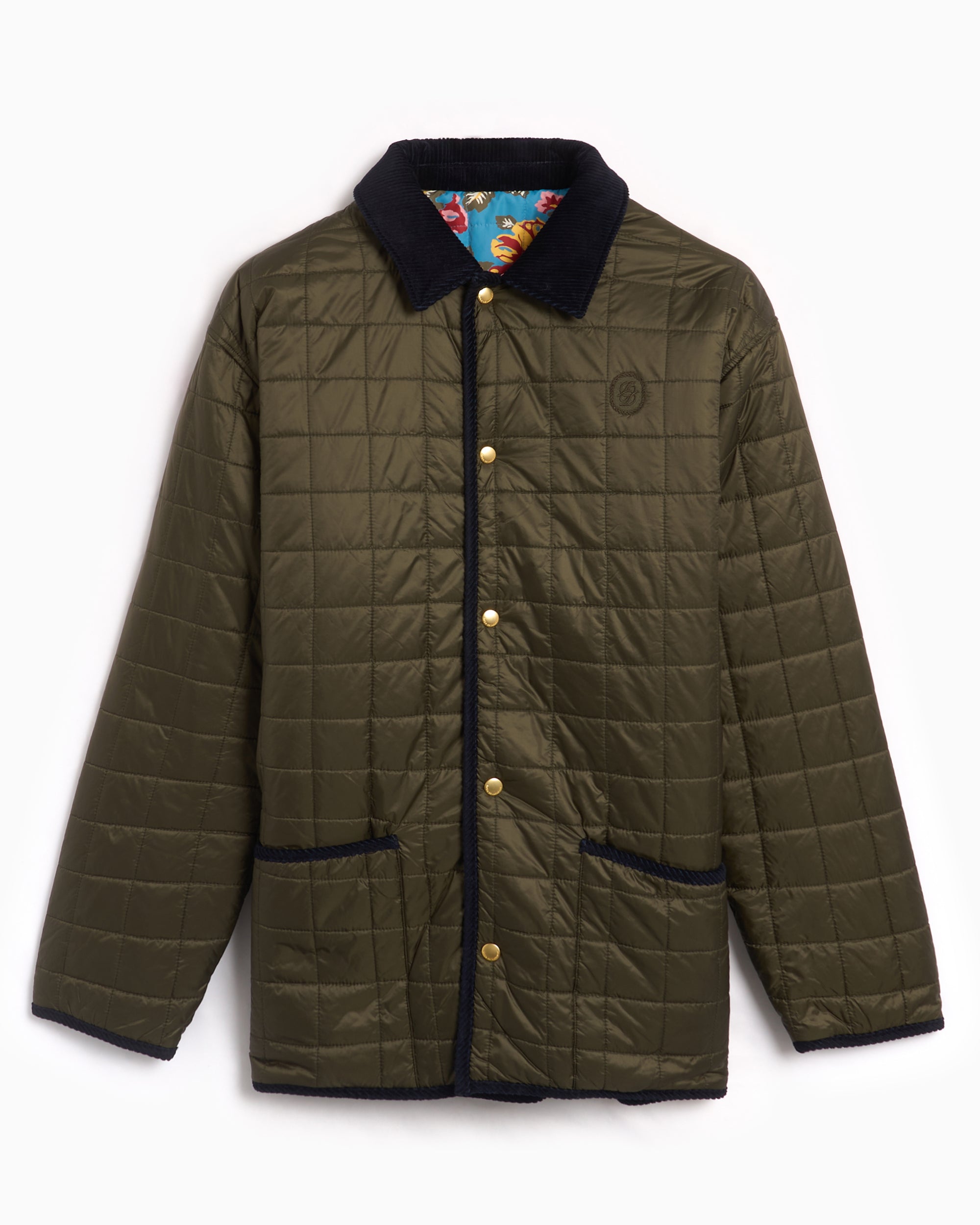 Jackets Coats Drôle de Monsieur Matelassée Men's Veste Men's Quilted Jacket - JT187-PA022-KK