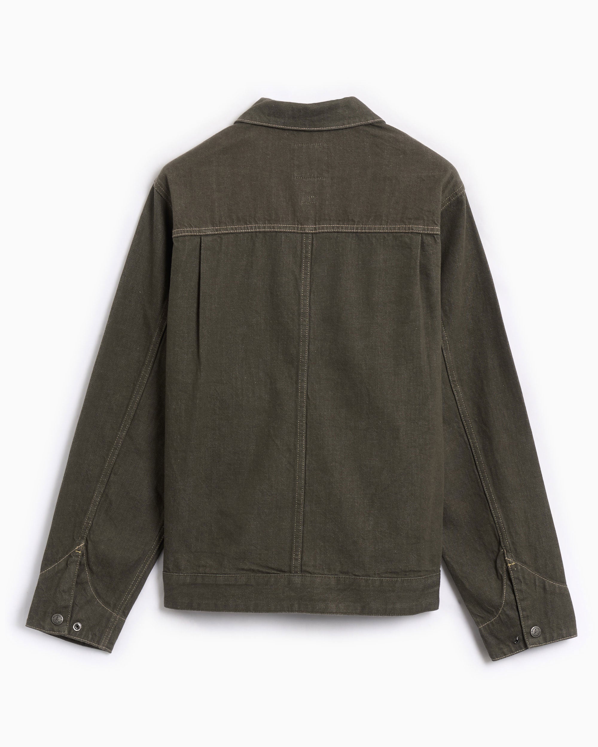 Jackets Coats Gramicci Japanese Slub Men's Denim Jacket - G5FM-J027-DARKSAGE