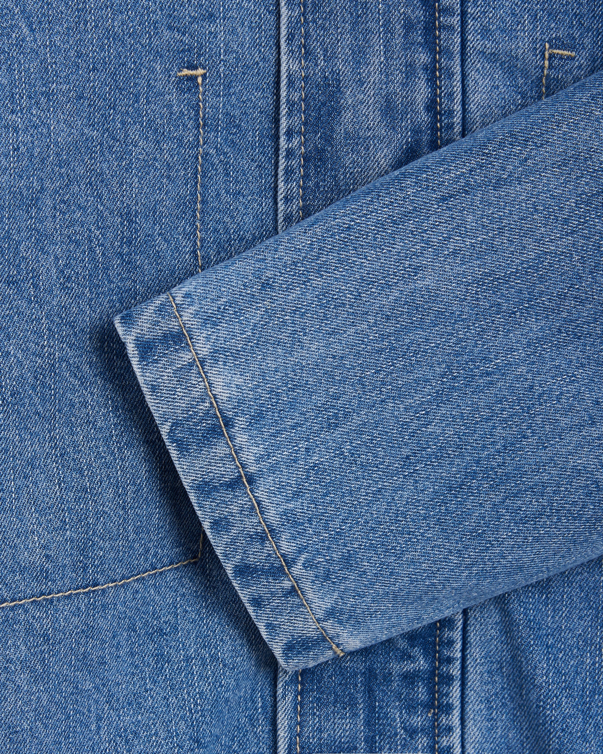 Jackets Coats Hélas. Hélas. Men's Denim Padded Jacket Relaxed Men's Denim Jacket - A04S3D1JKTJEA01