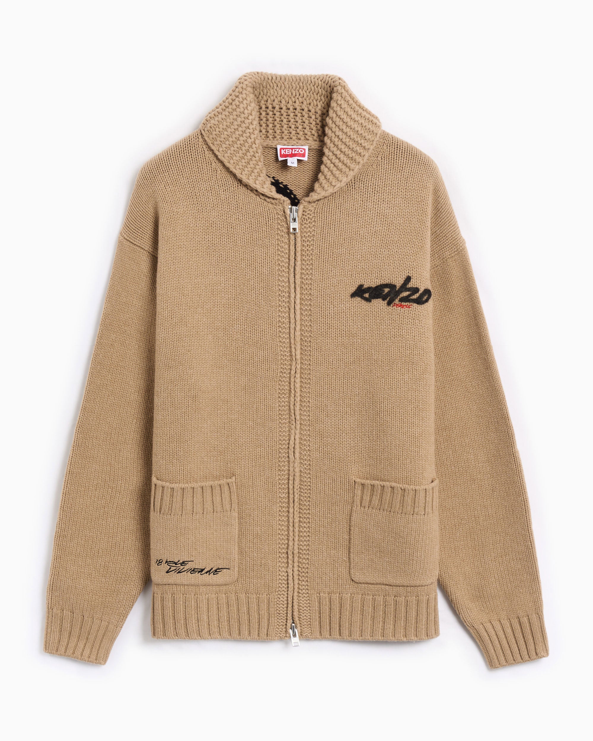 Jackets Coats Kenzo Futura RWS With Zipper Relaxed Men's Cardigan - FF65CA7413CK-11