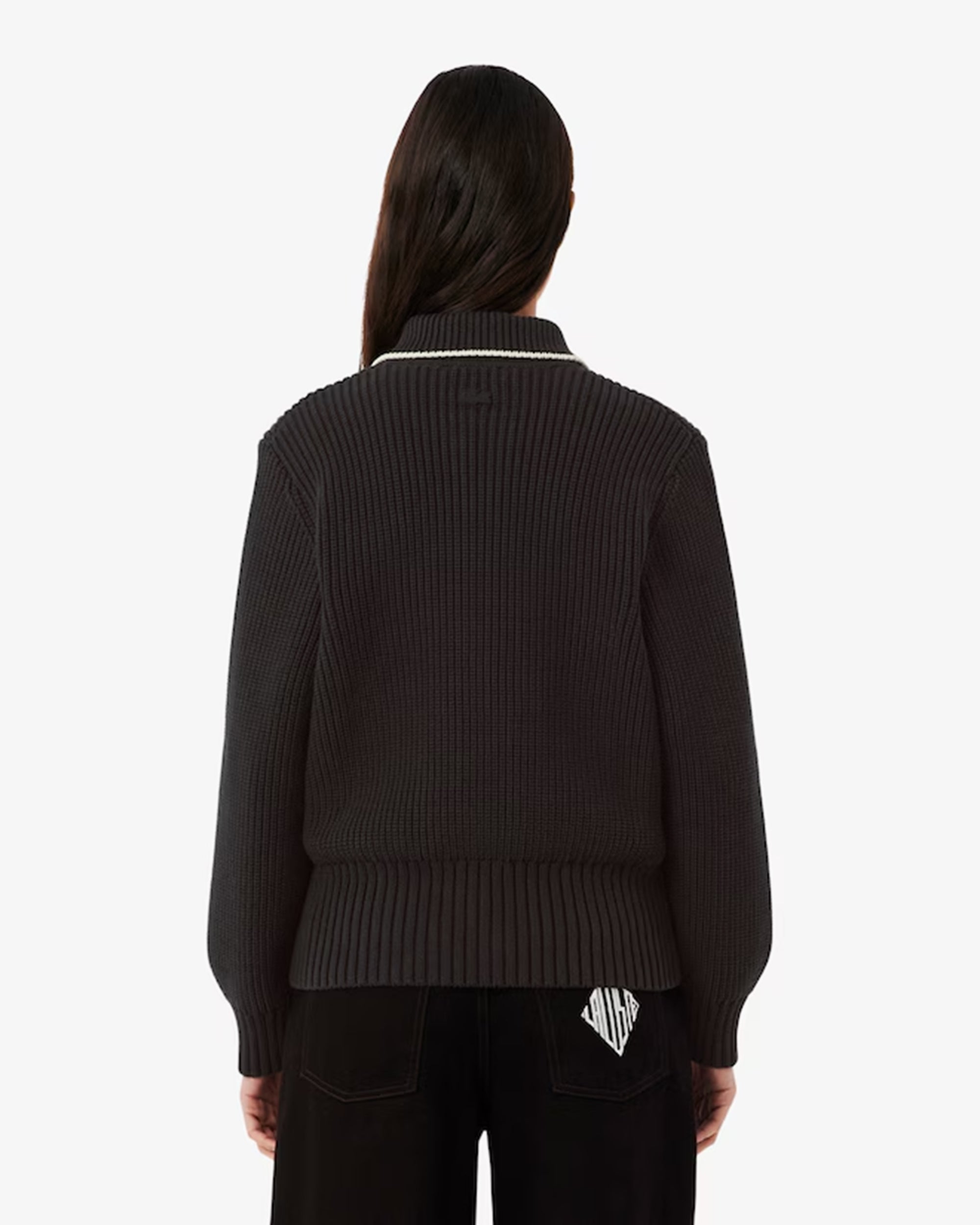 Jackets Coats Lacoste Retro Logo Relaxed Women's Cardigan - AF9858-00-3LA