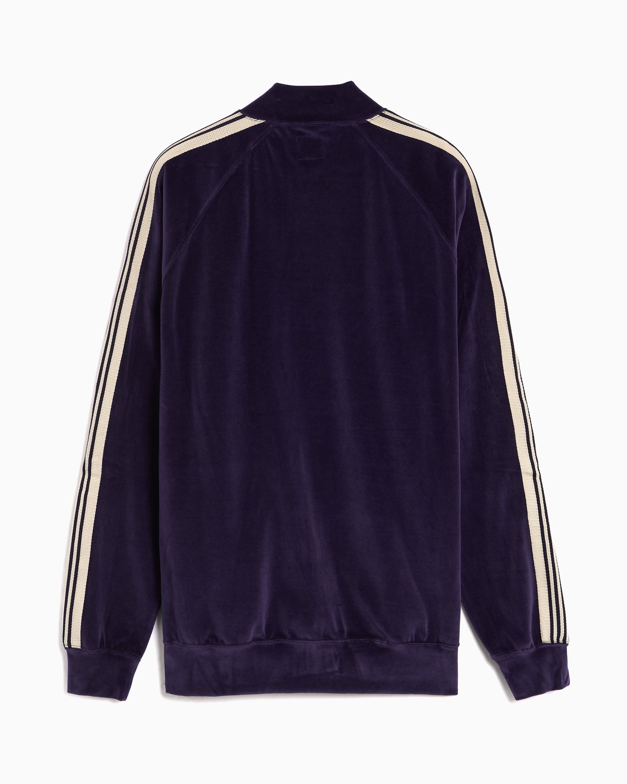 Jackets Coats Needles Rib Collar Logo Men's Track Jacket - RW323-A-Navy