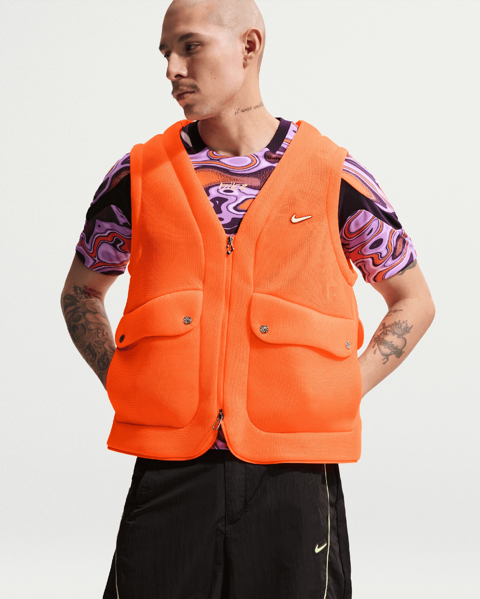 Jackets Coats Nike Project F.R.O.G. Bubble Pod Logo Relaxed Men's Vest - II2487-803