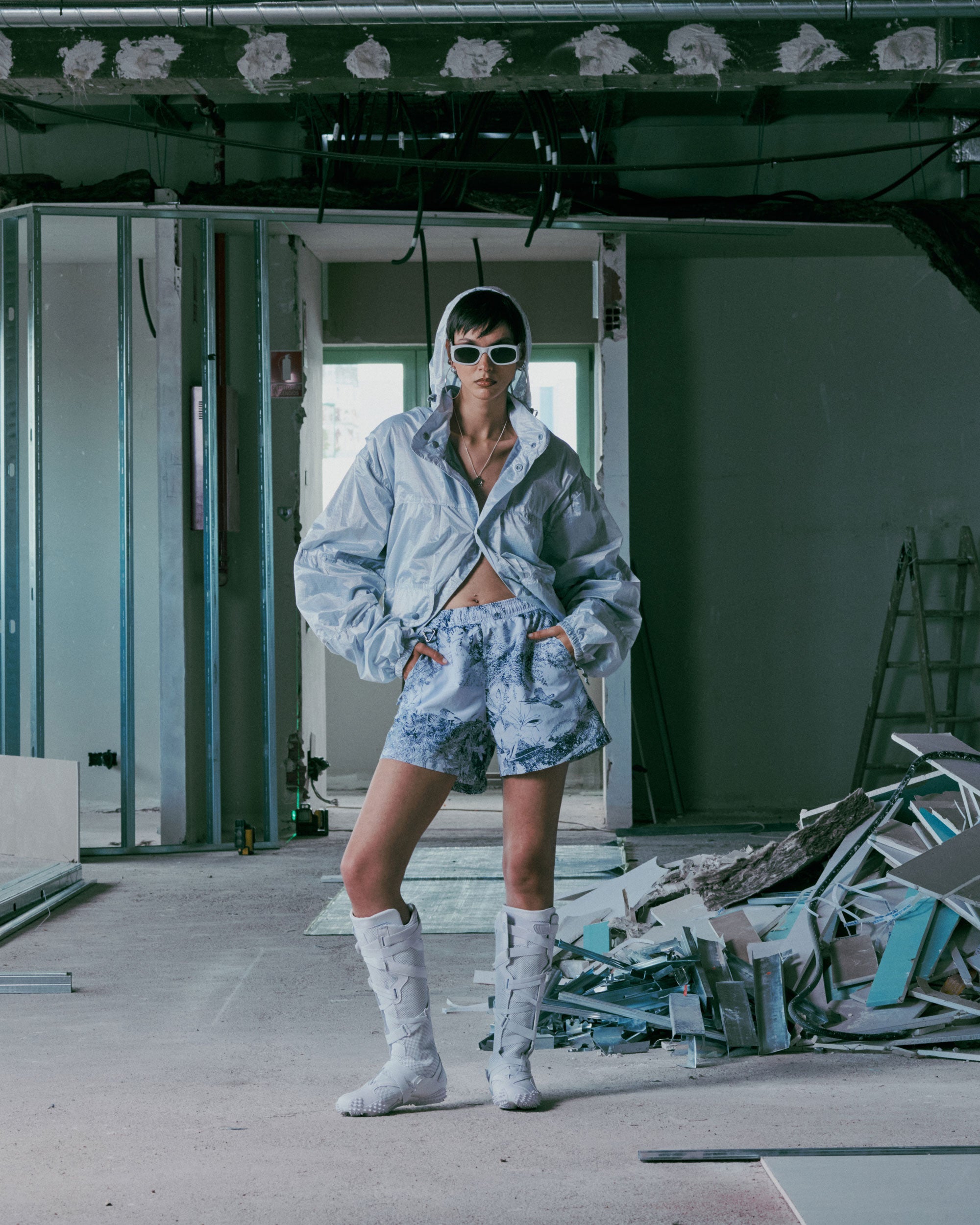 Jackets Coats Our Legacy Exhale Puffa Men's Waterproof Jacket Relaxed Men's Windbreaker - M2251EVC