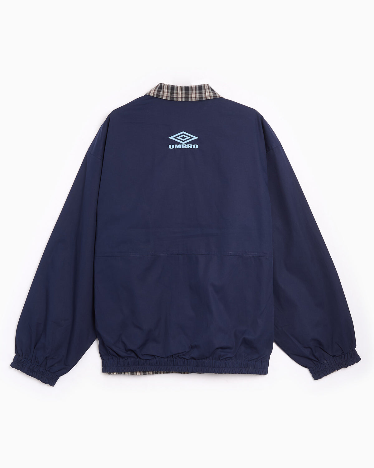 Jackets Coats Pleasures x Umbro Diamonds Plaid Reversible Men's Light Jacket - P26U003-NAVY