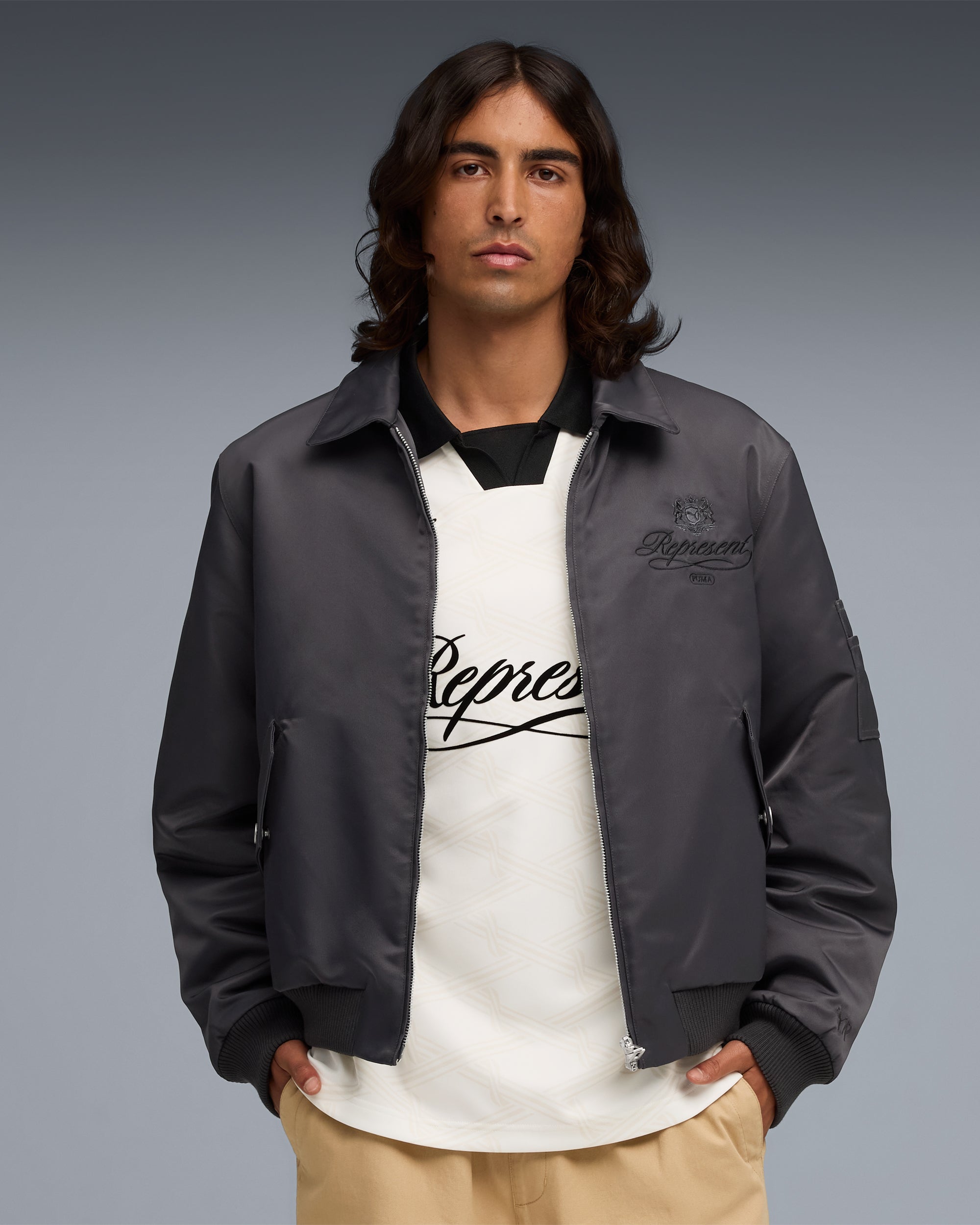 Jackets Coats Puma x REPRESENT Logo Unisex Bomber - 632539-97