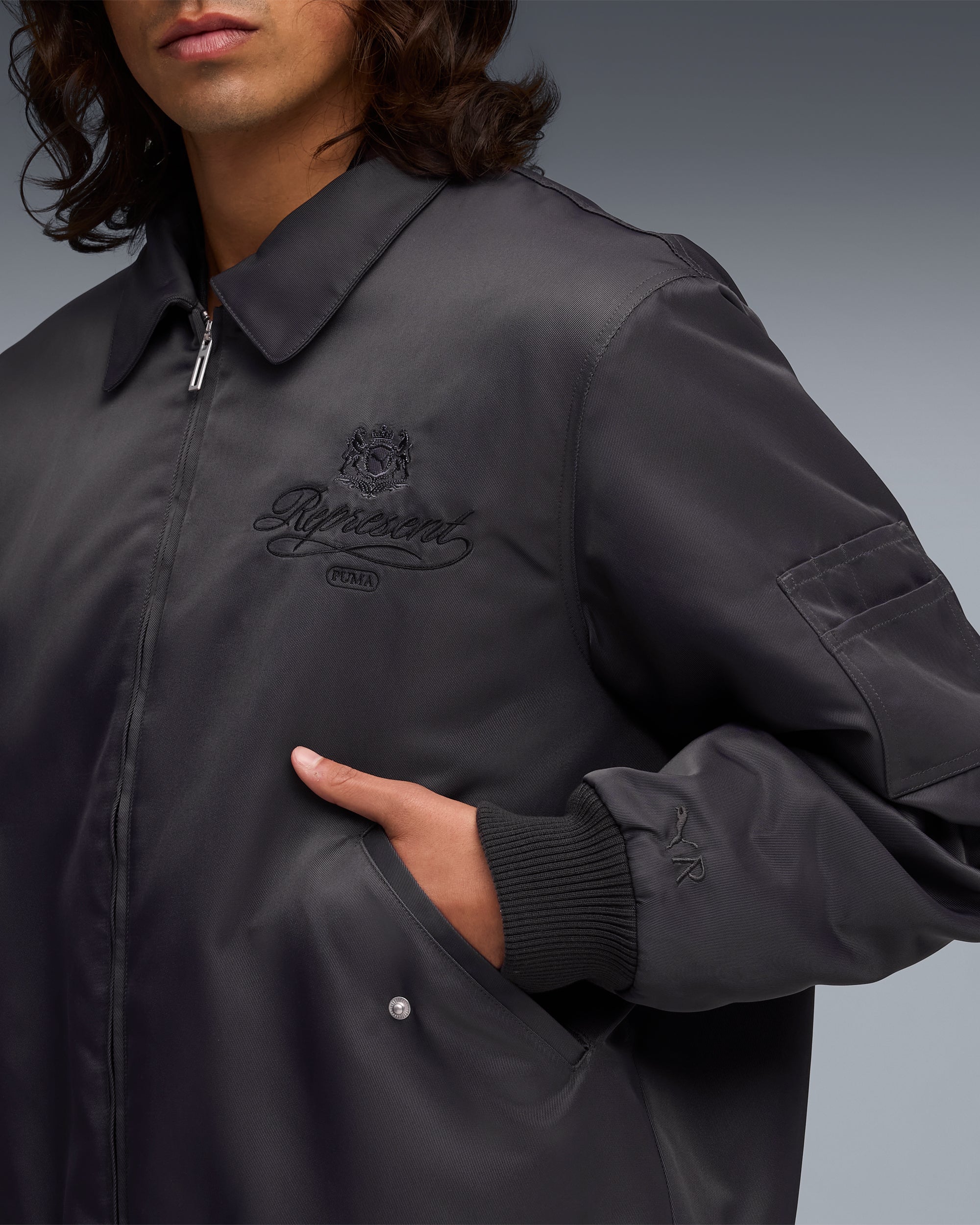 Jackets Coats Puma x REPRESENT Logo Unisex Bomber - 632539-97