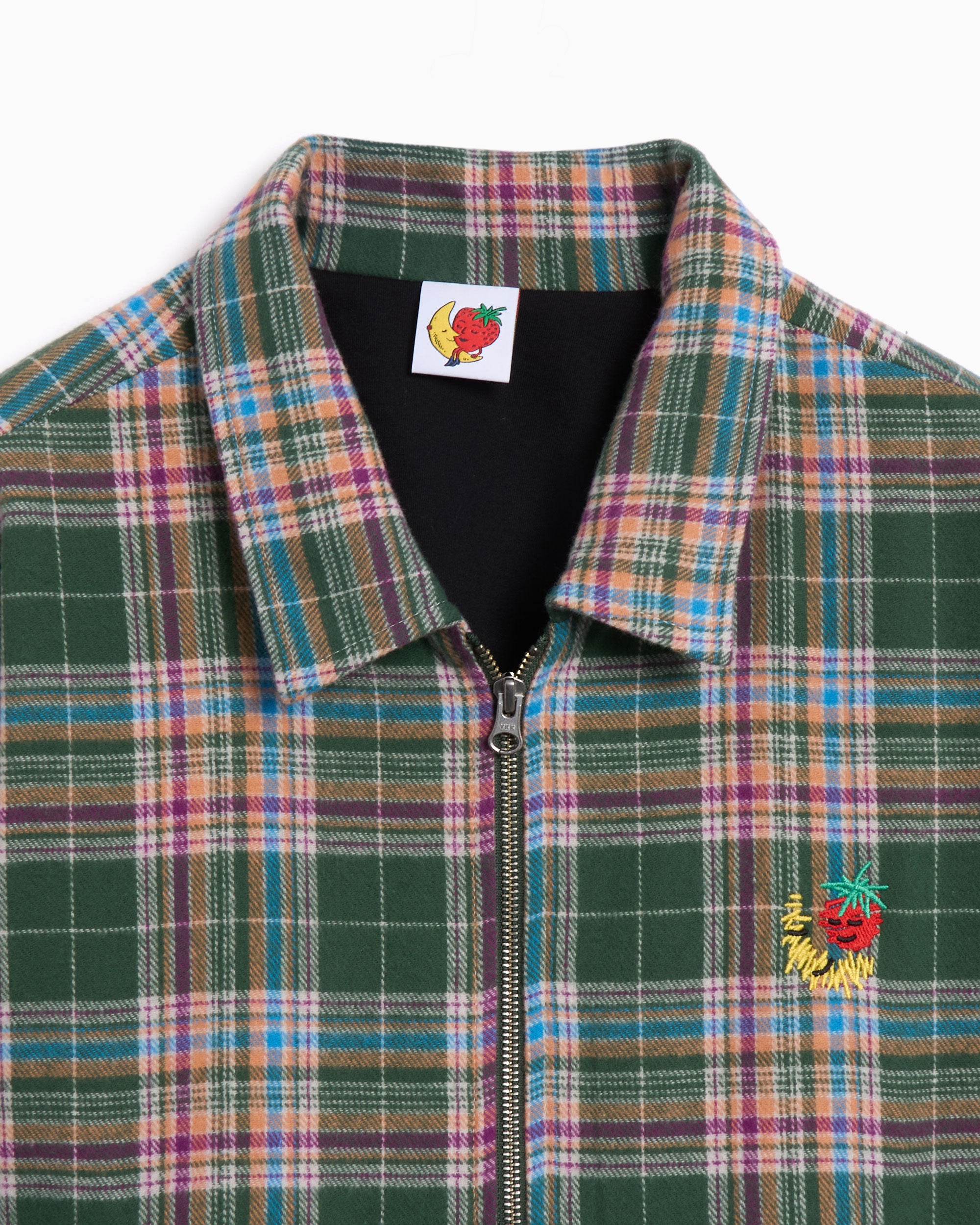 Jackets Coats Sky High Farm Workwear Flannel Gas Station Unisex Jacket Unisex Work Jacket - SHF07J011-1