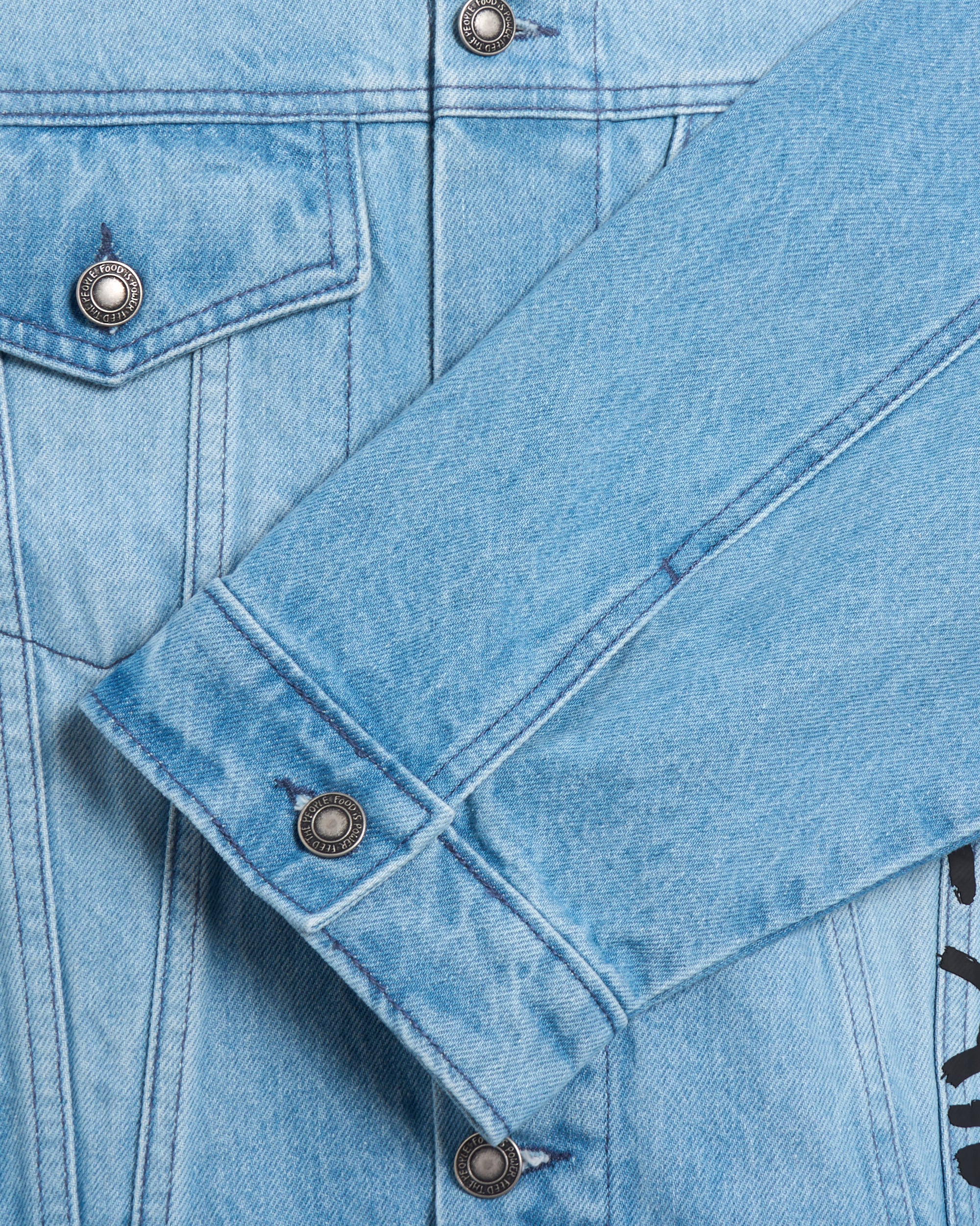 Jackets Coats Sky High Farm Workwear Sweet Dreams Denim Unisex Jacket Unisex Denim Jacket - SHF07J003-1