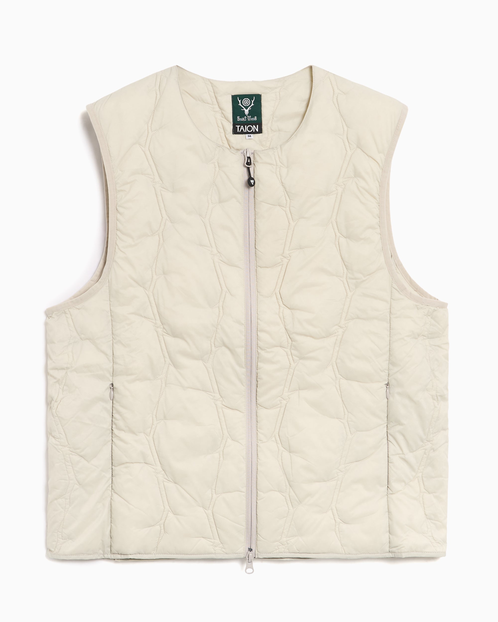 Jackets Coats South2 West8 x TAION Inner Men's Vest - RW697-A-Ice Grey