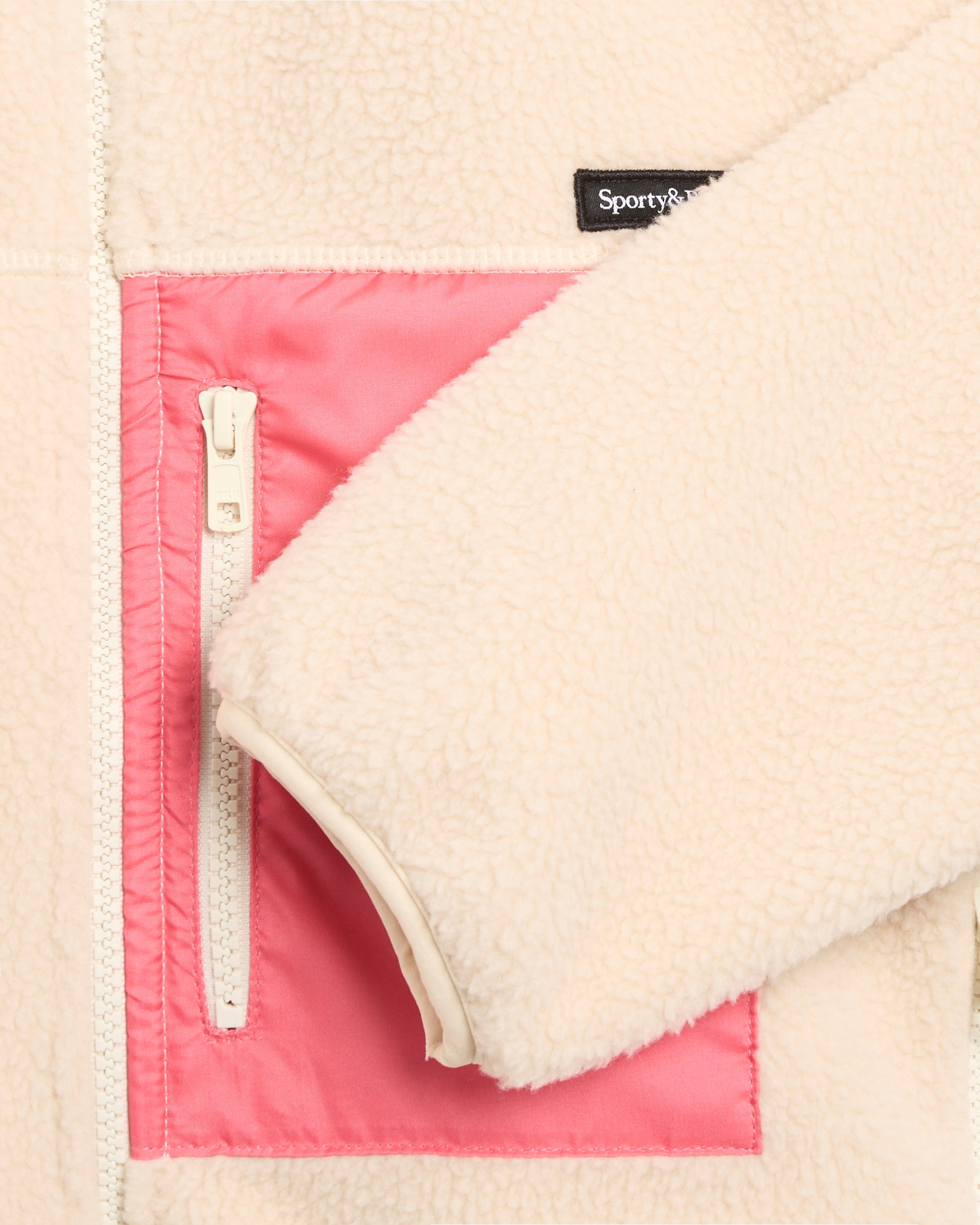Jackets Coats Sporty & Rich Sherpa Women's Fleece Jacket - JAAW2332CR