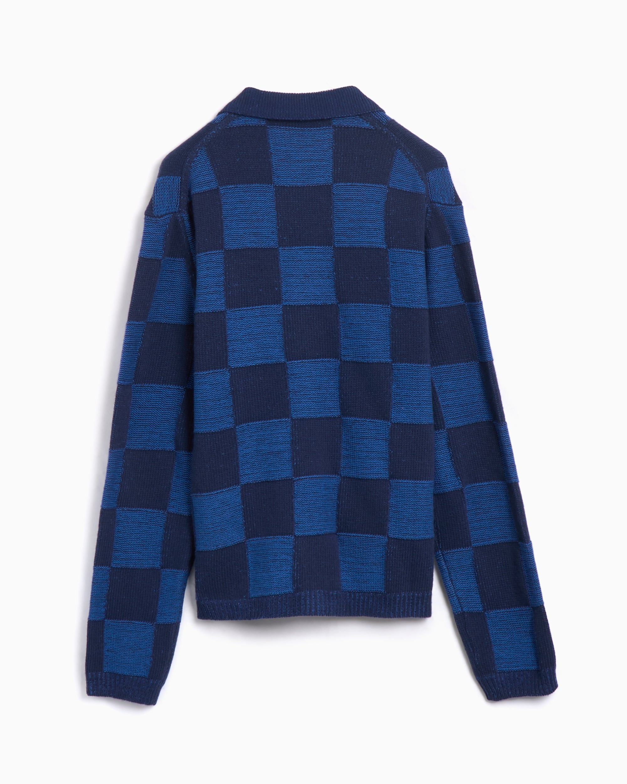 Jackets Coats YMC Baker Men's Cardigan Slim Men's Cardigan - P8YAB-BLUE