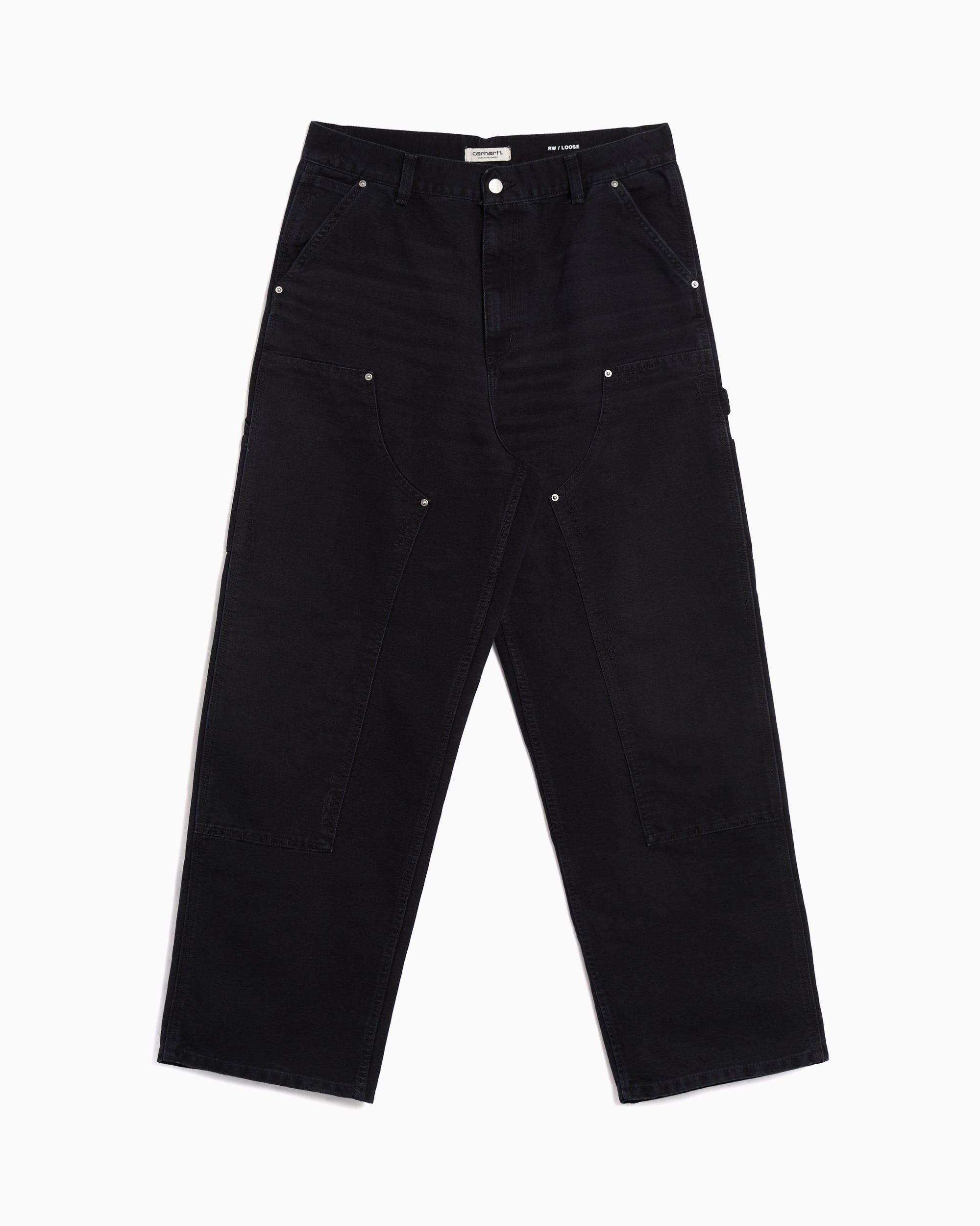 Jeans Carhartt WIP Brandon Double Knee Relaxed Women's Jeans - I036352-89B7