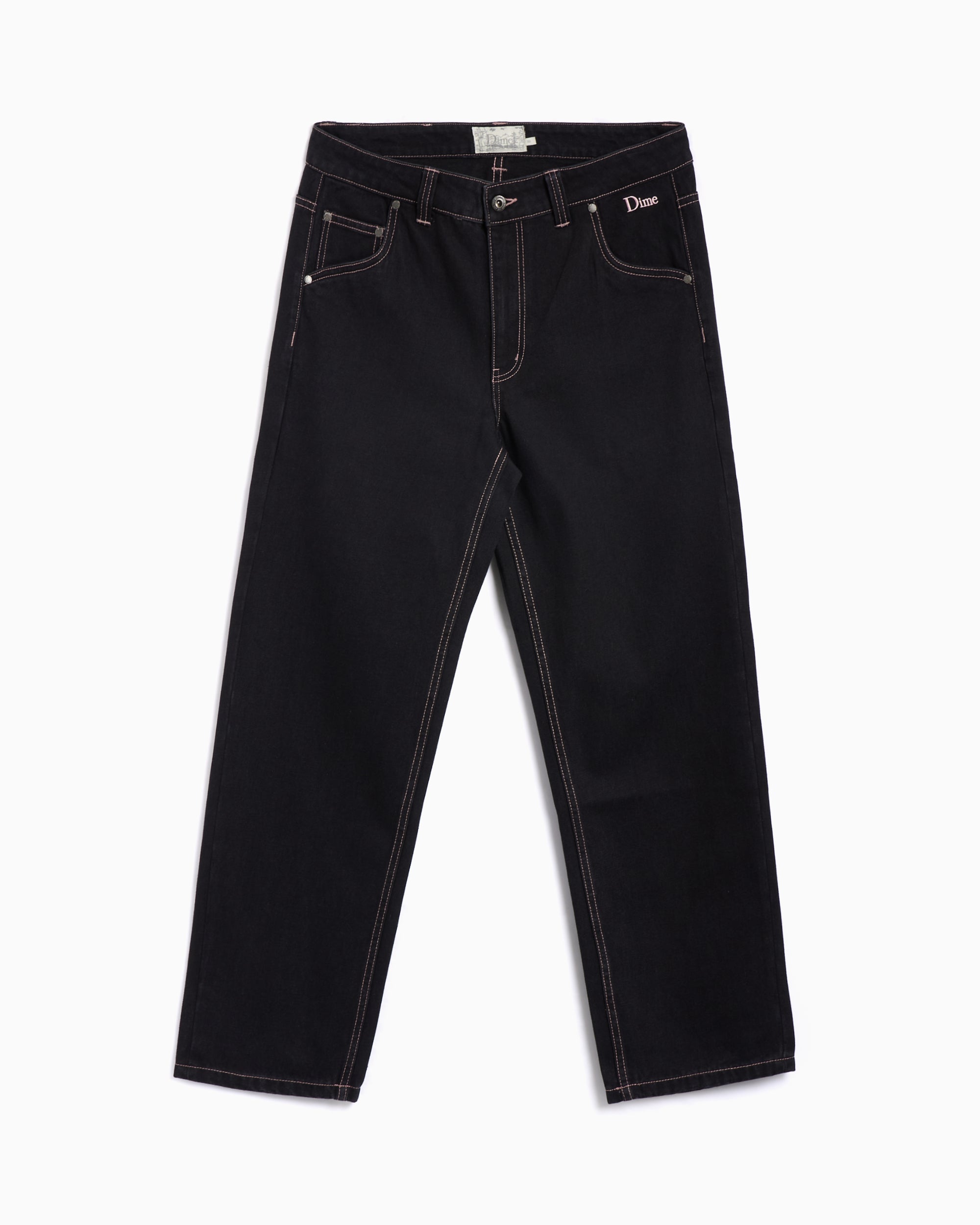 Jeans Dime MTL Classic Men's Relaxed Denim Pants Men's Jeans - DIMEHO2414BLK
