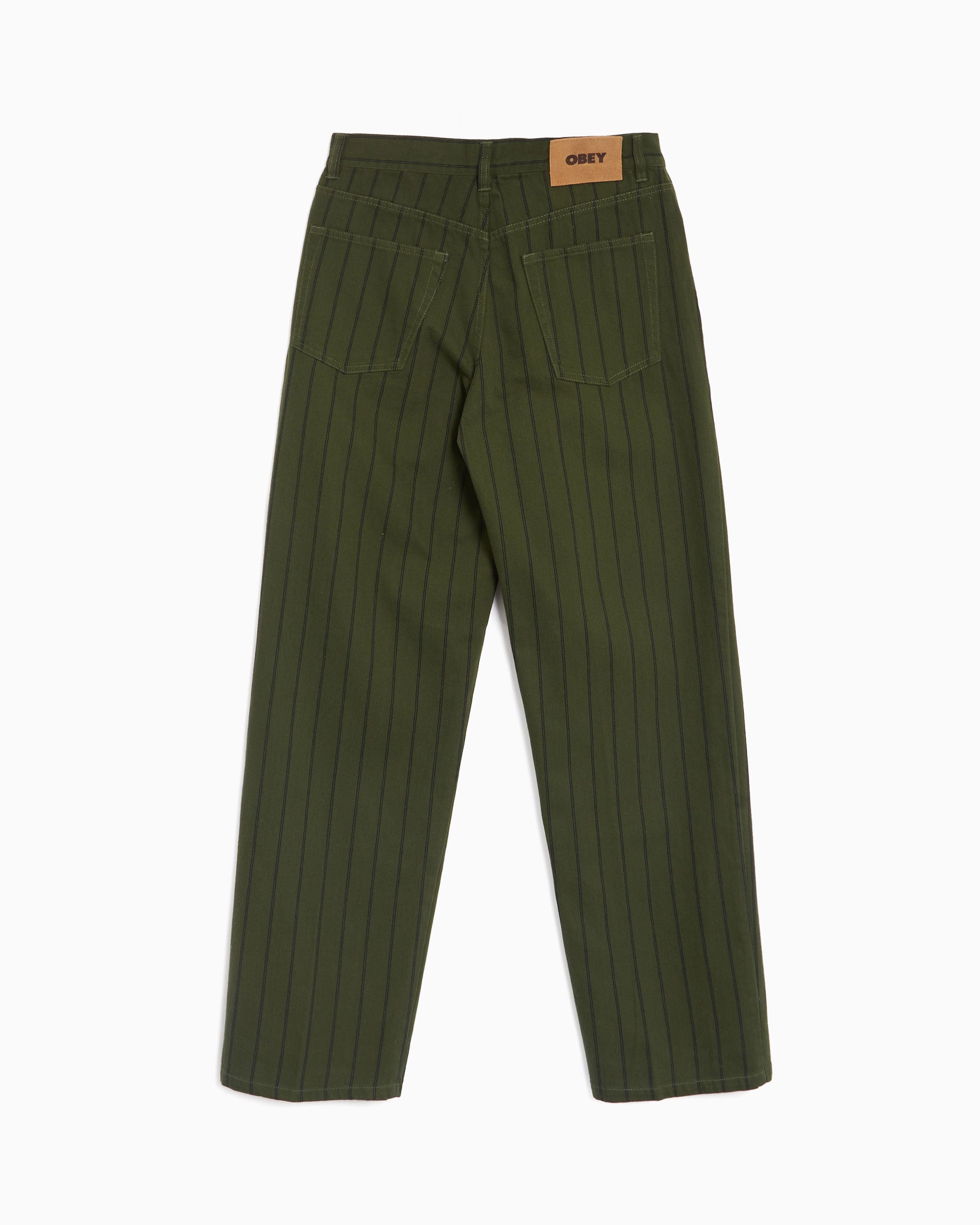 Jeans OBEY Clothing Classic Stripe Relaxed Men's Baggy Jeans - 142010110-DFB