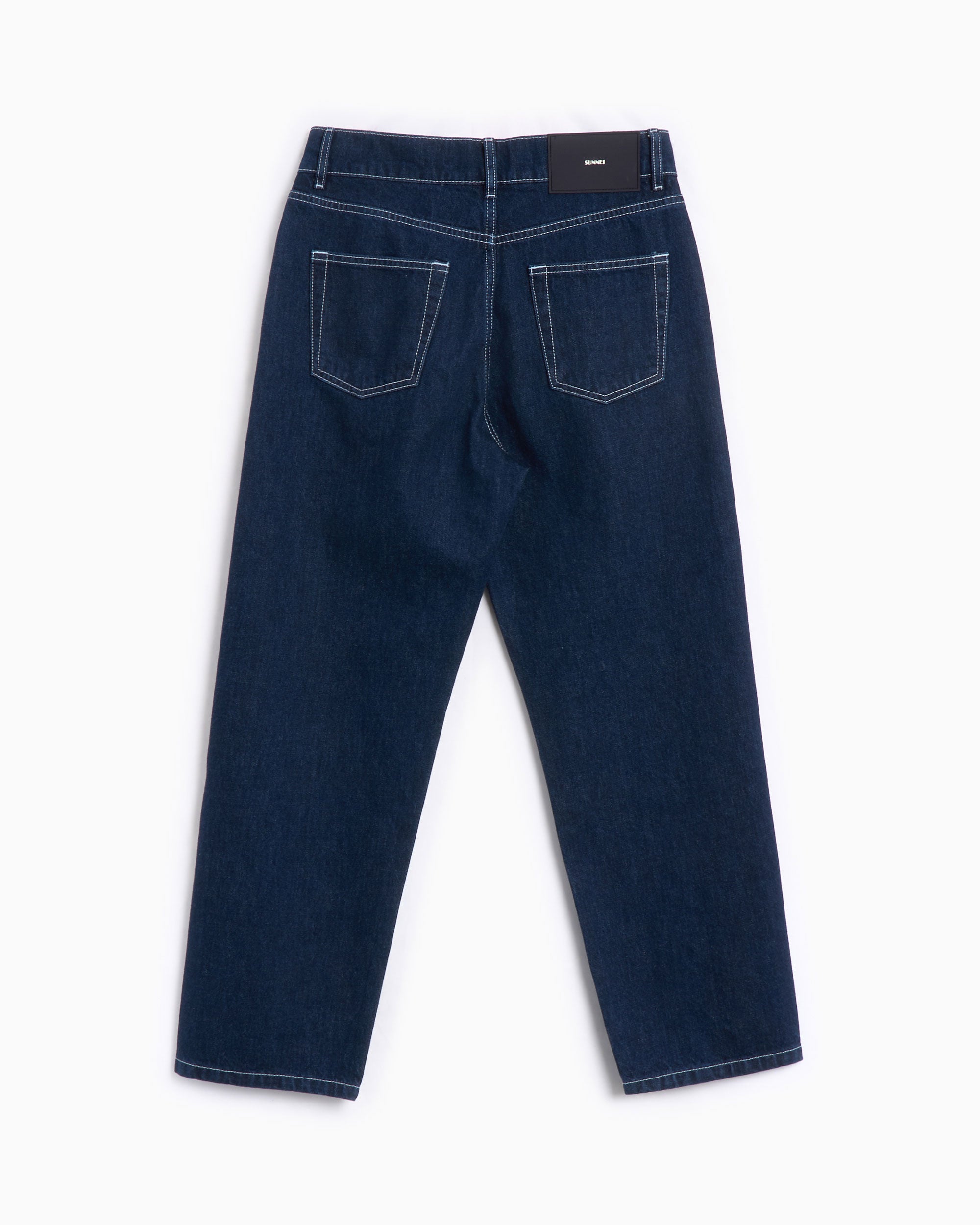 Jeans Sunnei Tapered Men's Denim Pants Relaxed Men's Baggy Jeans - RTWMBOT032-DEN015-RAW