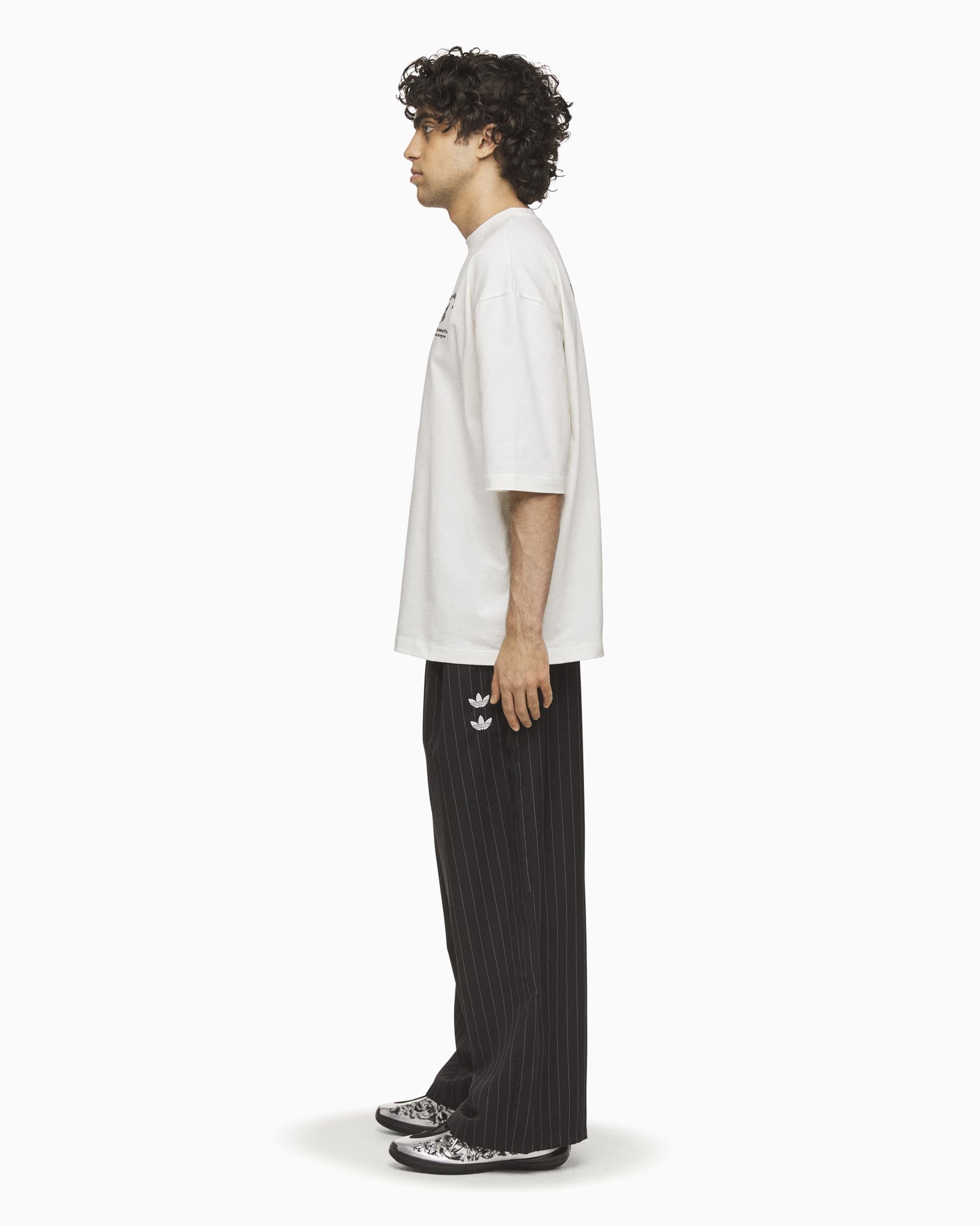 Pants adidas Originals x Willy Chavarria Pinstripe Relaxed Men's Track Pants - KR8688